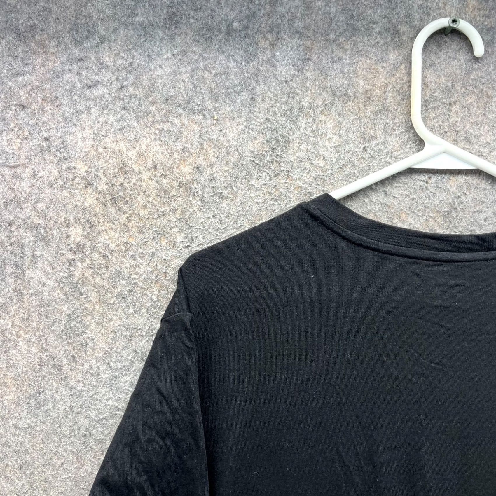 Vintage Tahari Shirt Mens XL Black V-Neck Cotton Tee Short Sleeve T-Shirt Regular Fit Casual Size US XL / EU 56 / 4 - 3 Thumbnail