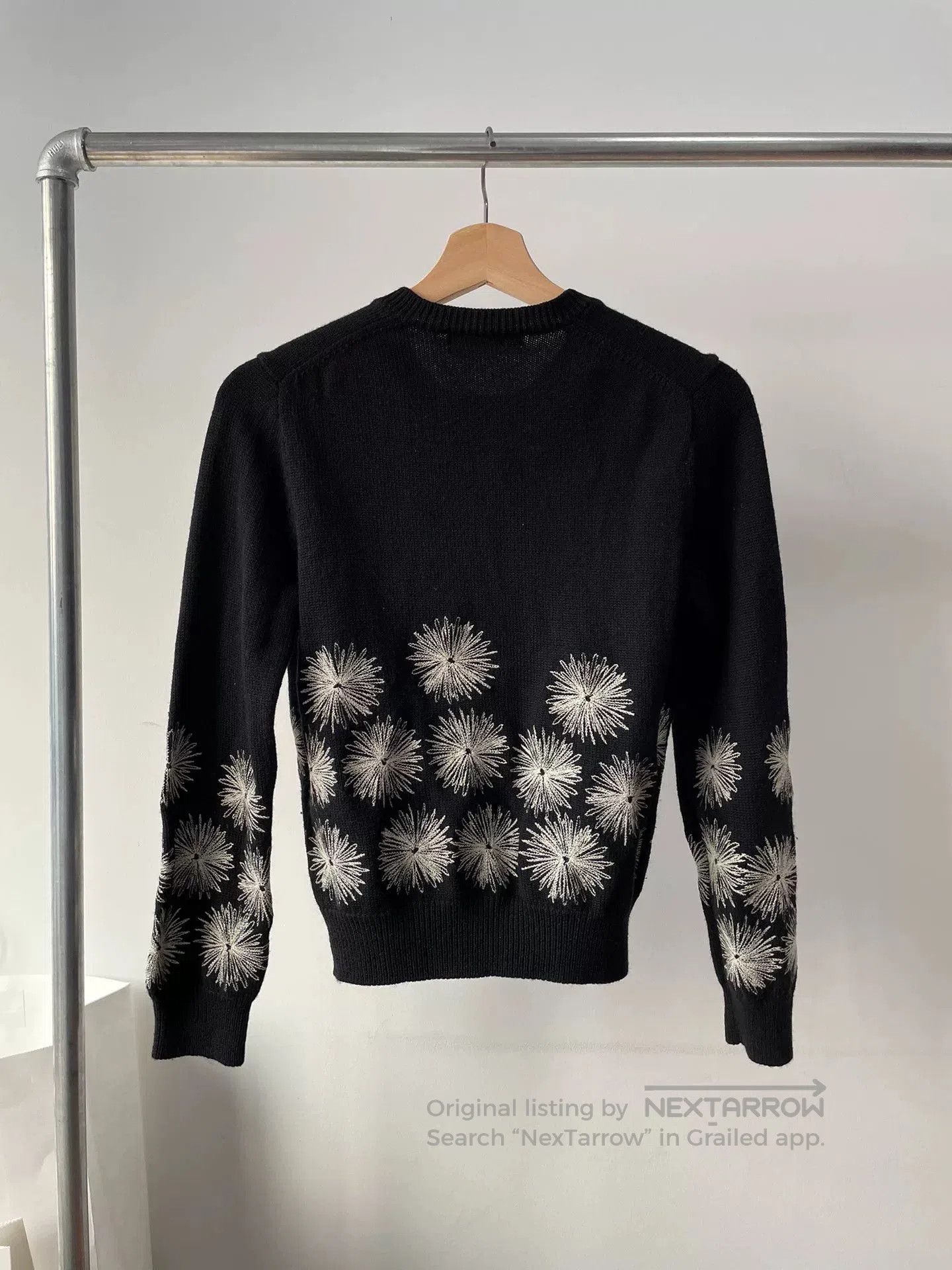 Rei Kawakubo Comme des Garcons Black Firework Cardigan. Size M / US 6-8 / IT 42-44 - 2 Thumbnail