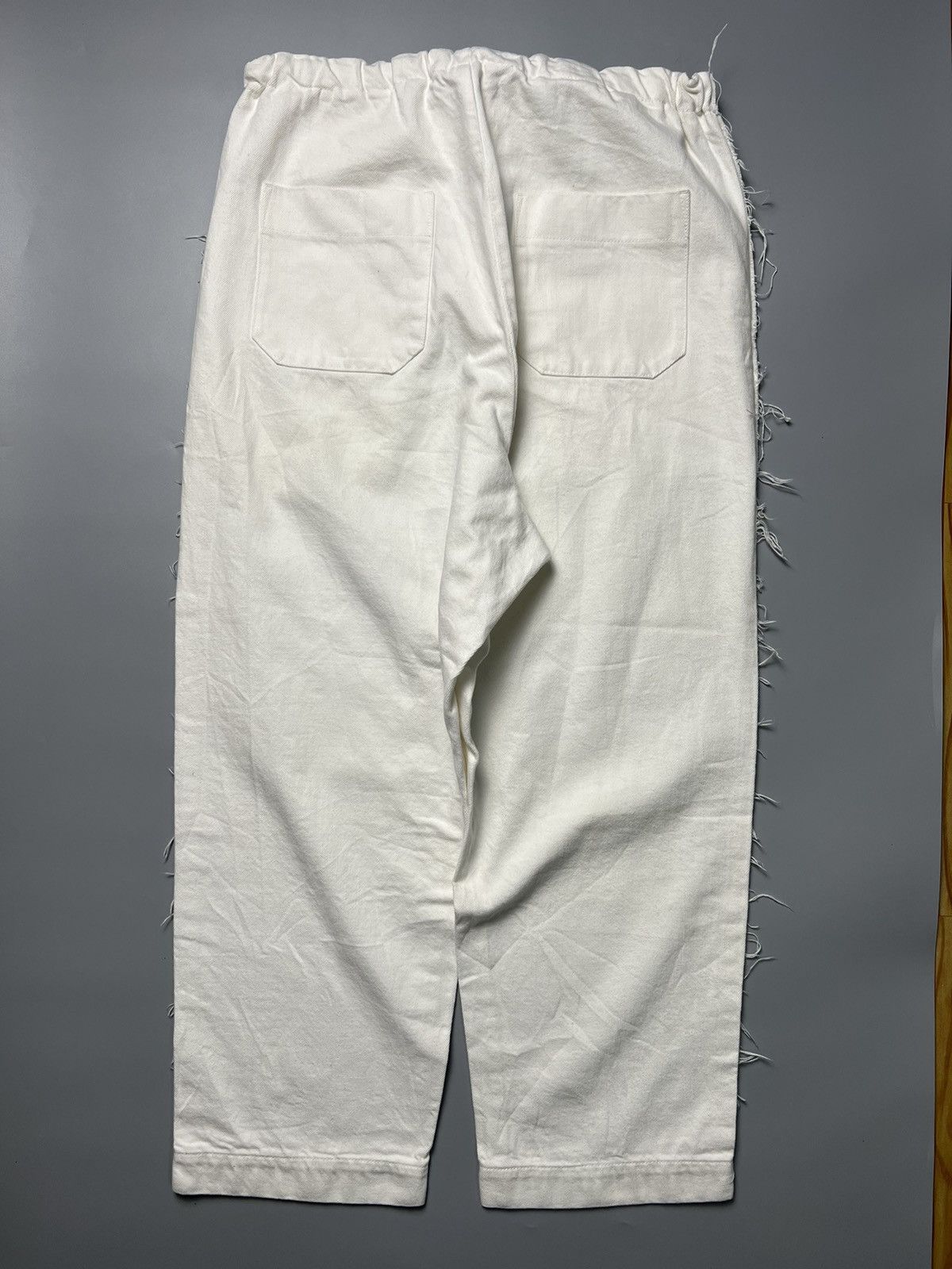 Vintage × Y's × Yohji Yamamoto Vintage Y's YohjiYamamoto Fatigue Reconstruct Fur Pants Size US 31 - 7 Thumbnail