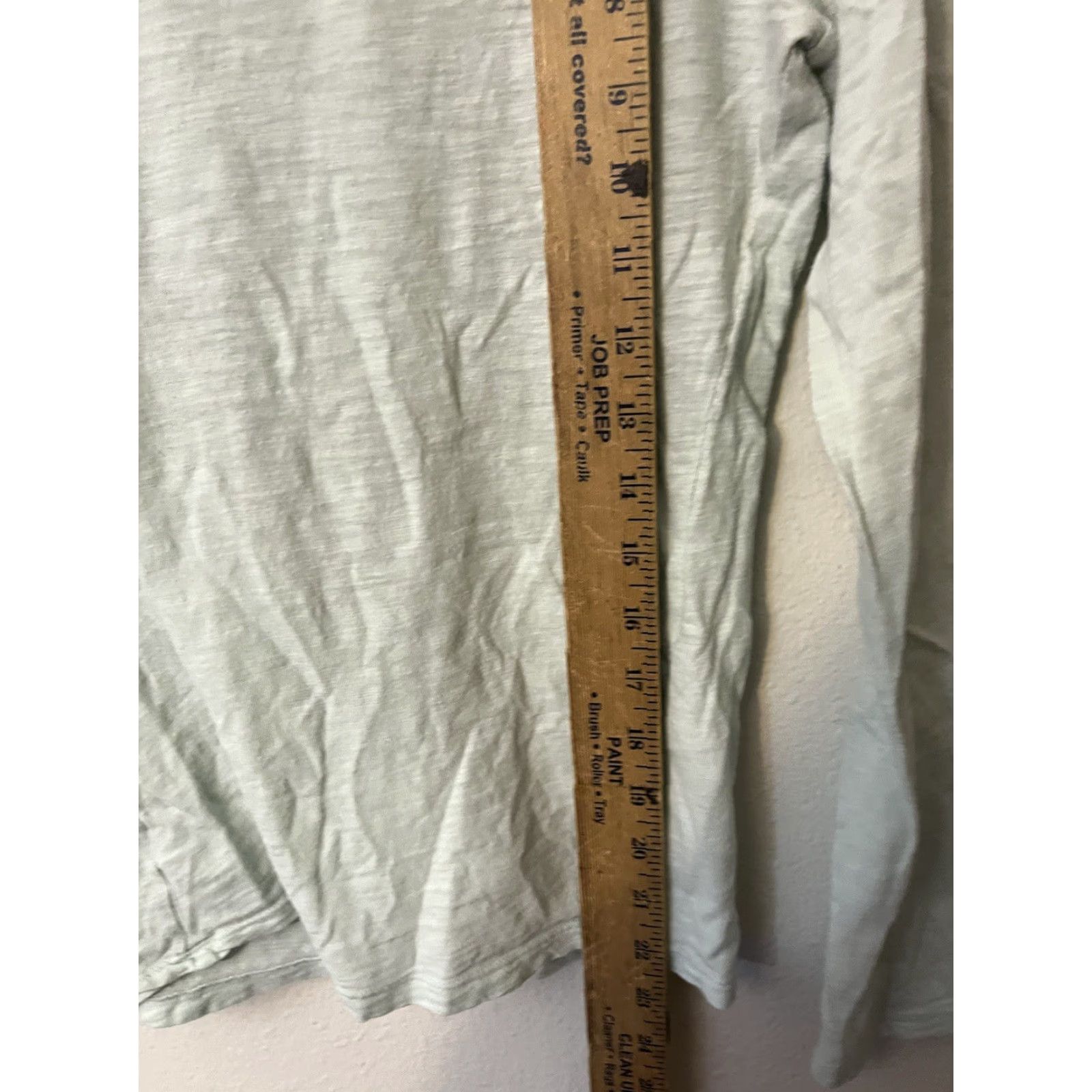 Gap GAP T-Shirt Long Sleeve Shirt Women Medium Blue 60% Cotton 40% Modal Fitted Round Neck Solid Vintage No Size M / US 6-8 / IT 42-44 - 4 Thumbnail