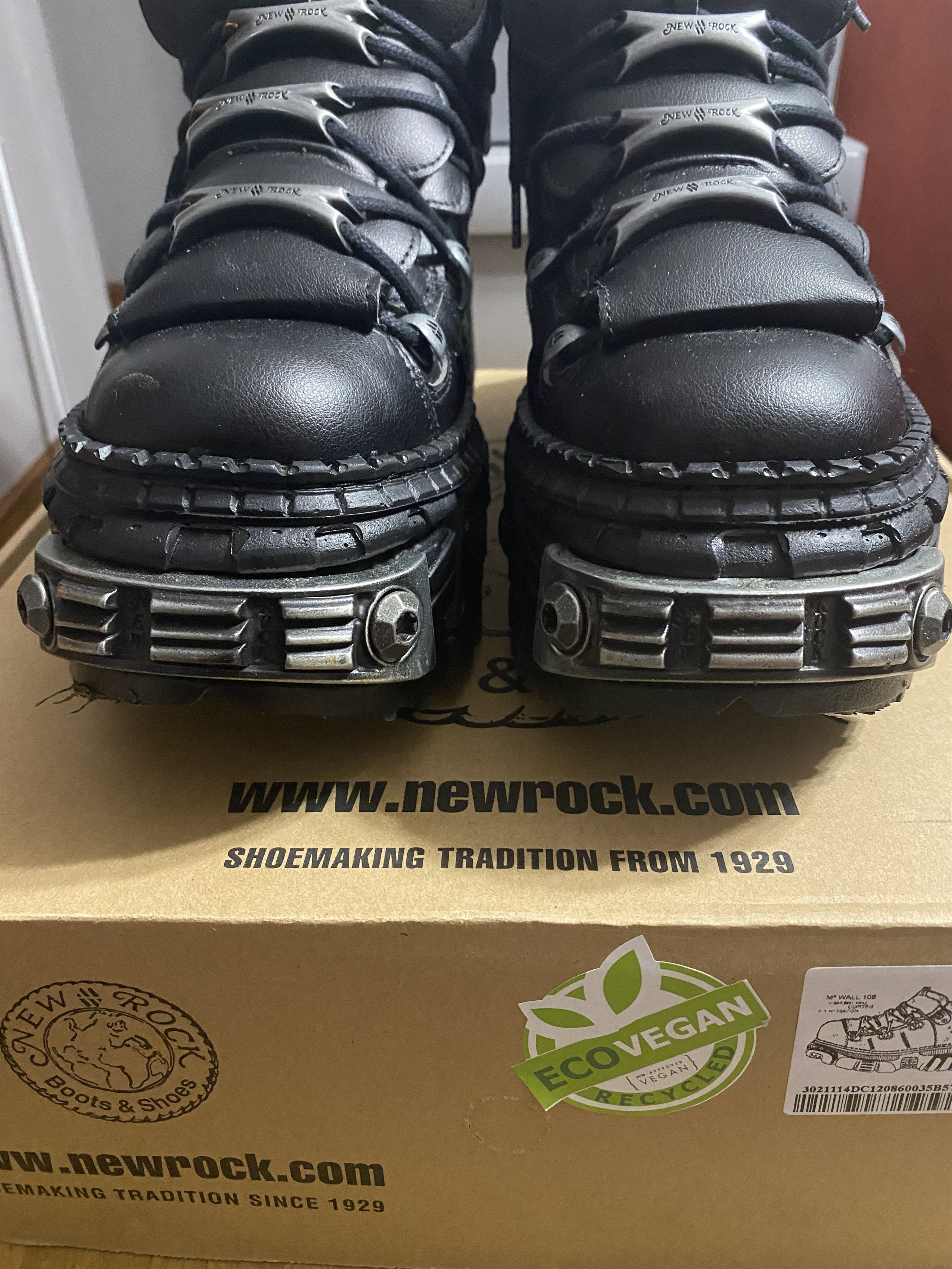 New Rock New Rock M-WALL106-V17 Low Top Platform Booties Size US 10 / EU 43 - 5 Thumbnail