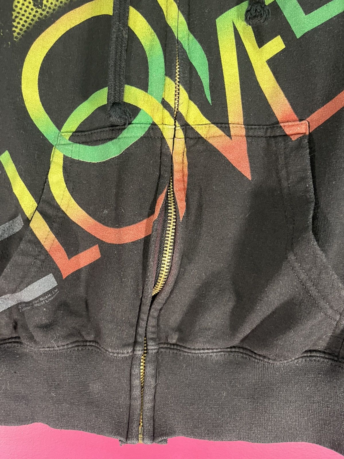 Bob Marley × Vintage × Zion Rootswear Vintage Bob Marley baby hoodie Size XS / US 0-2 / IT 36-38 - 3 Thumbnail