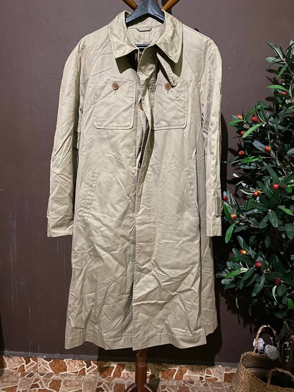 Christian Dior Monsieur × Vintage Vintage 80s Christian Dior Trench Coat Size US L / EU 52-54 / 3 - 1 Thumbnail