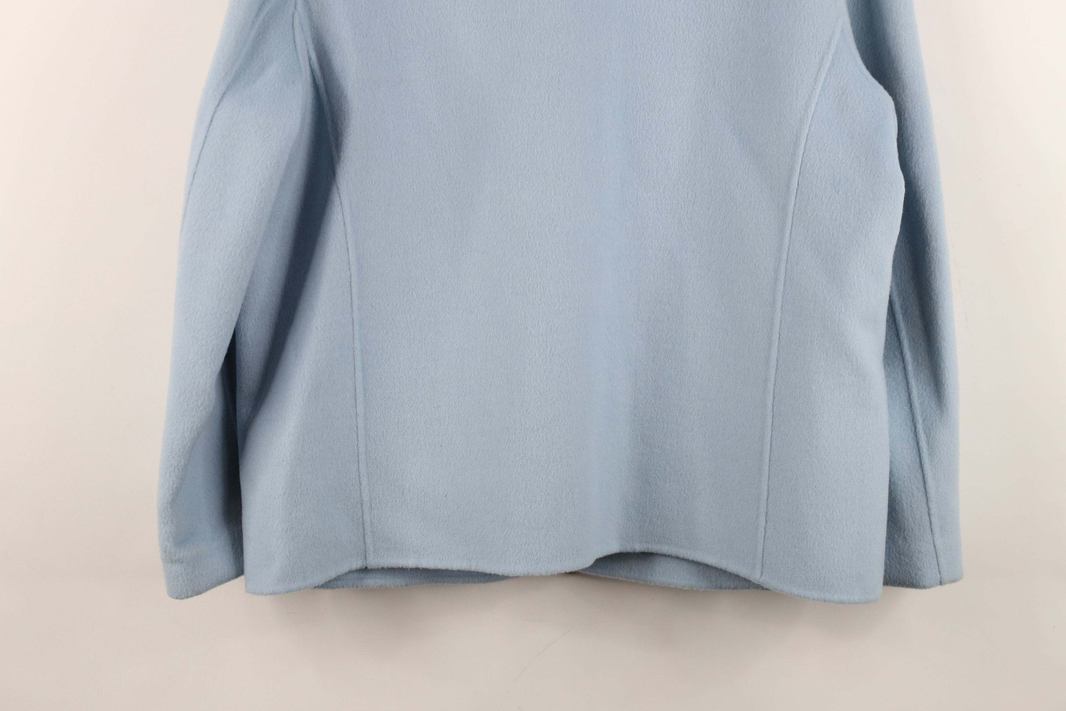 Vintage Vintage 90s Streetwear Open Front Blazer Suit Jacket Blue Size L / US 10 / IT 46 - 15 Thumbnail