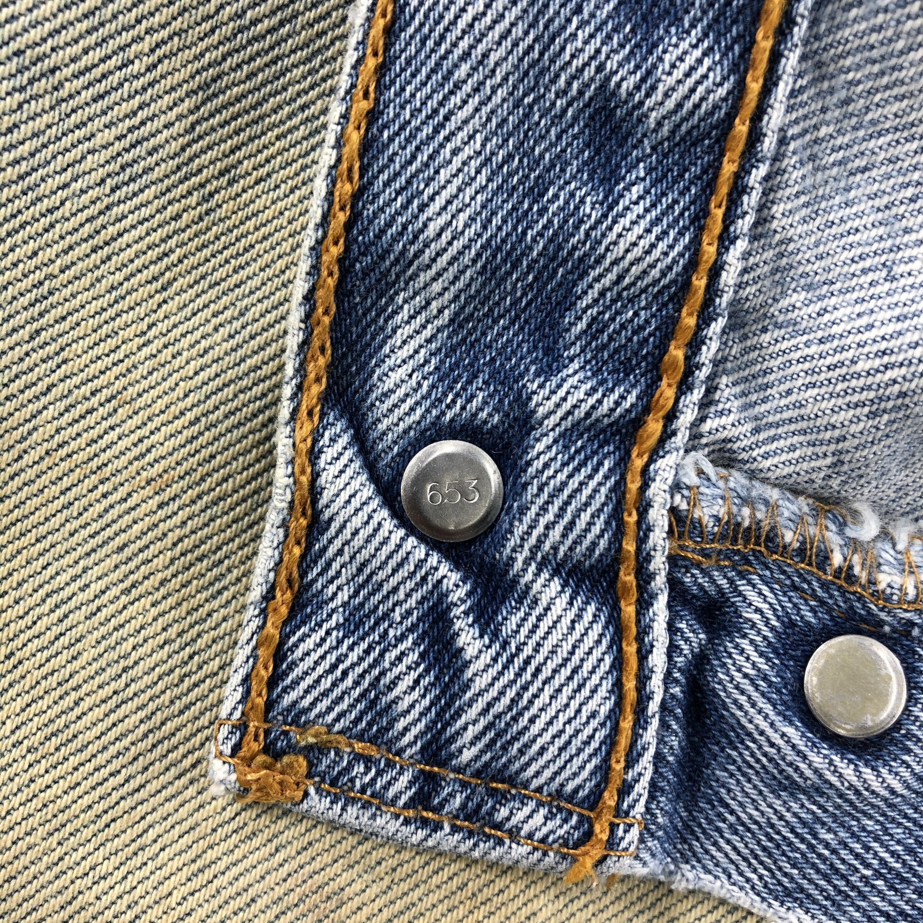 Levi's Vintage 90s Levis 501 Jeans Rusty Wash Denim KJ336 Size US 32 / EU 48 - 9 Thumbnail
