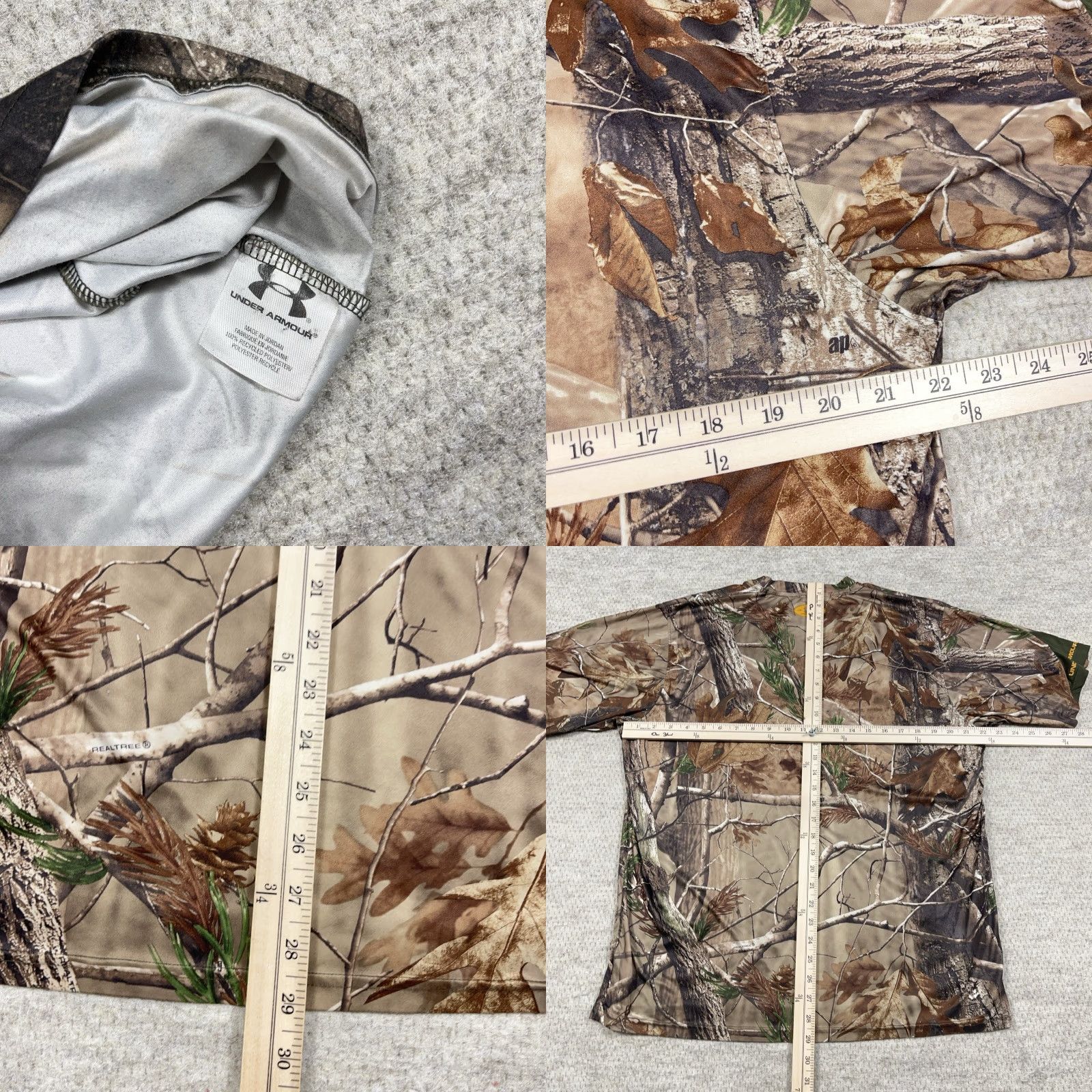 Under Armour Under Armour Shirt Men Large Realtree Camo HeatGear Performance Tee Hunting Size US L / EU 52-54 / 3 - 8 Thumbnail