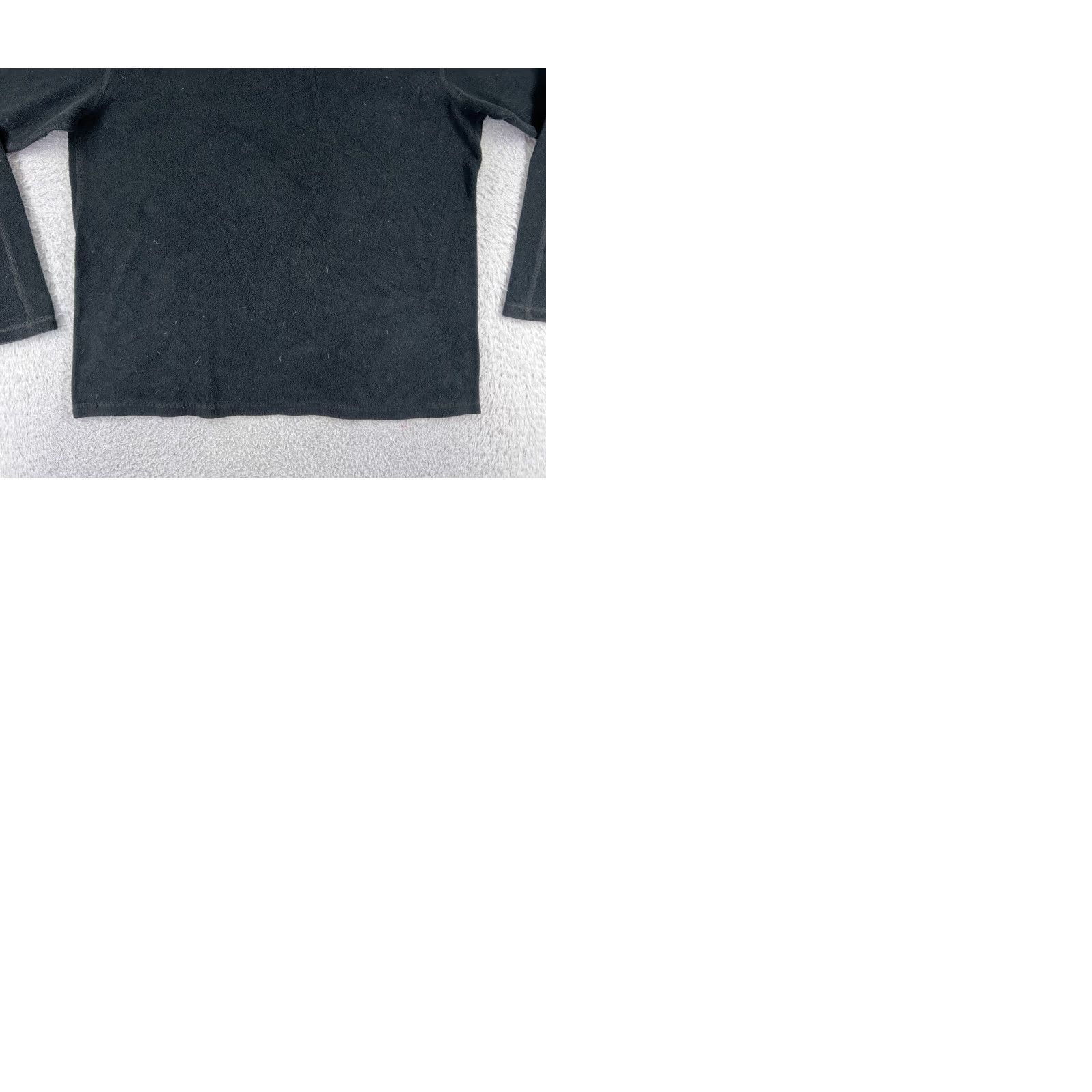 The North Face The North Face Sweater Mens M Black Long Sleeve 1/4 Zip Fleece Polyester Pattern Solid Embroidered Logo Casual Golf Fall Winter Size US M / EU 48-50 / 2 - 10 Thumbnail