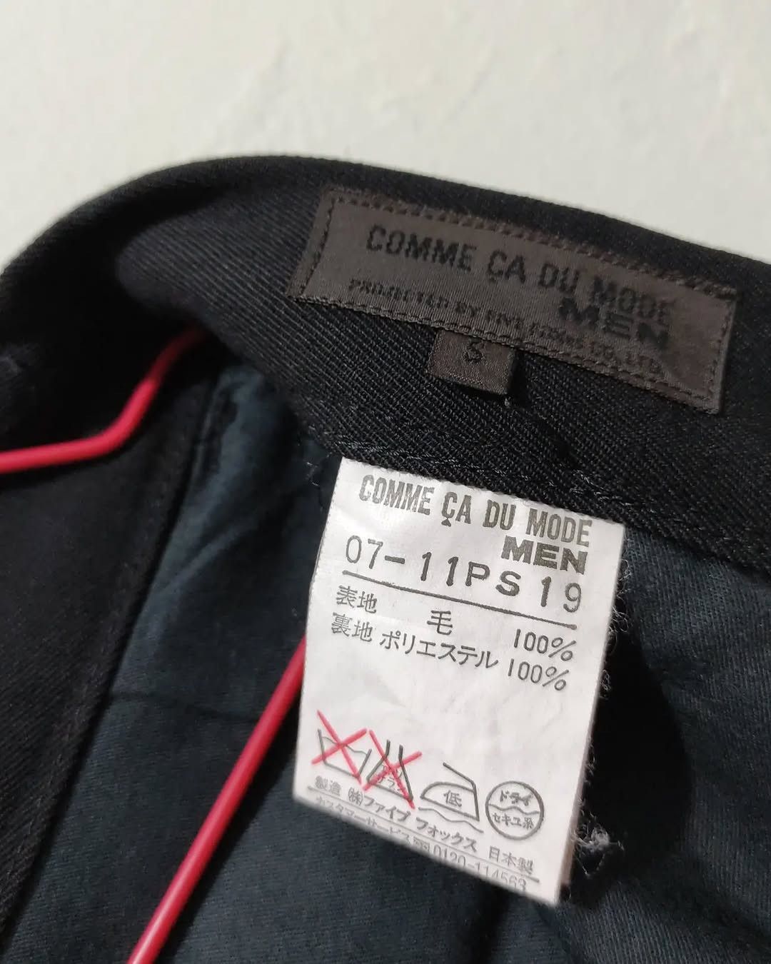Japanese Brand Japanese Comme Ça Du mode Vkei Black Striped Slack Pants Size US 30 / EU 46 - 4 Thumbnail