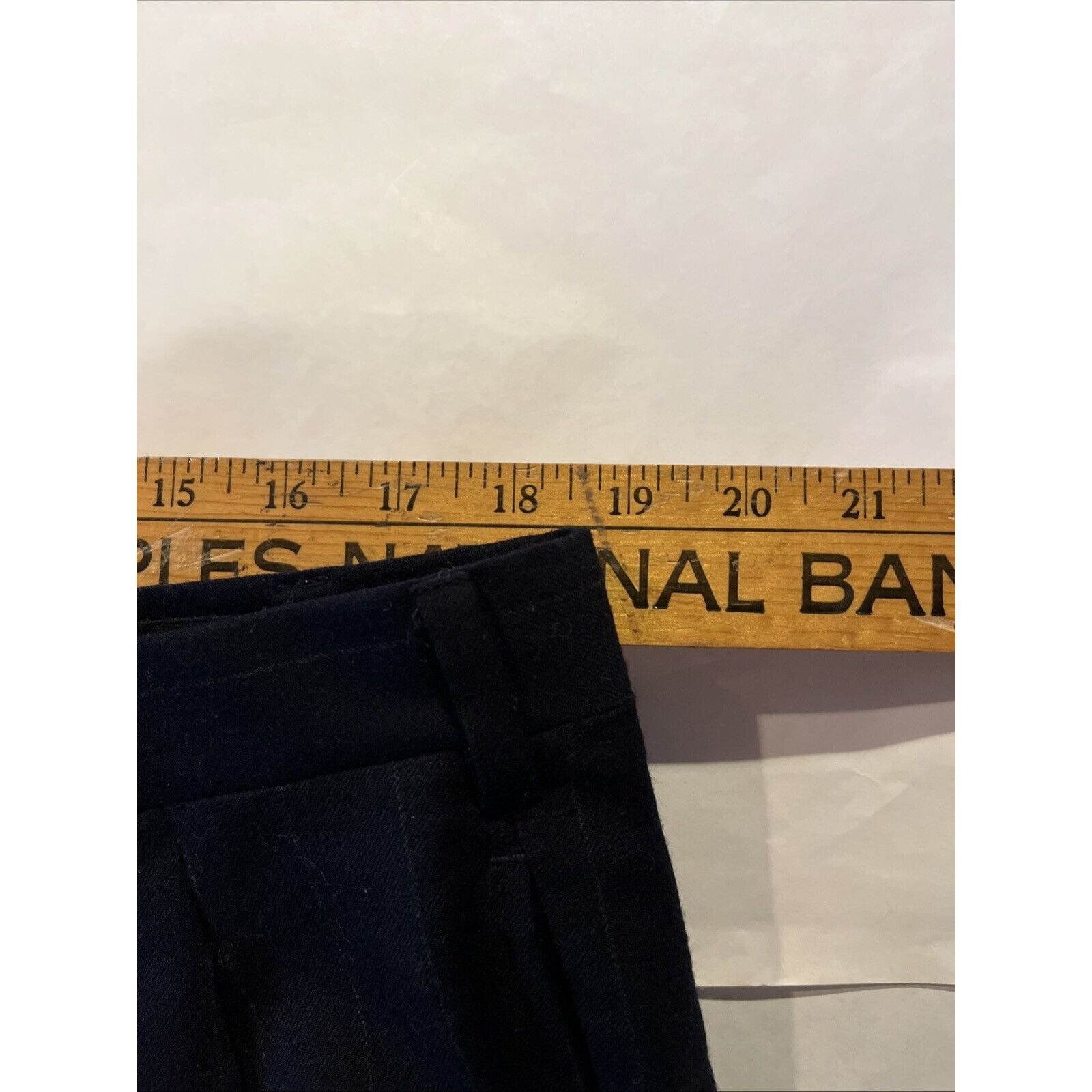 Jos. A. Bank Jos A Bank 38x30 100% Wool Dress Pants Black Executive Size US 38 / EU 54 - 5 Thumbnail