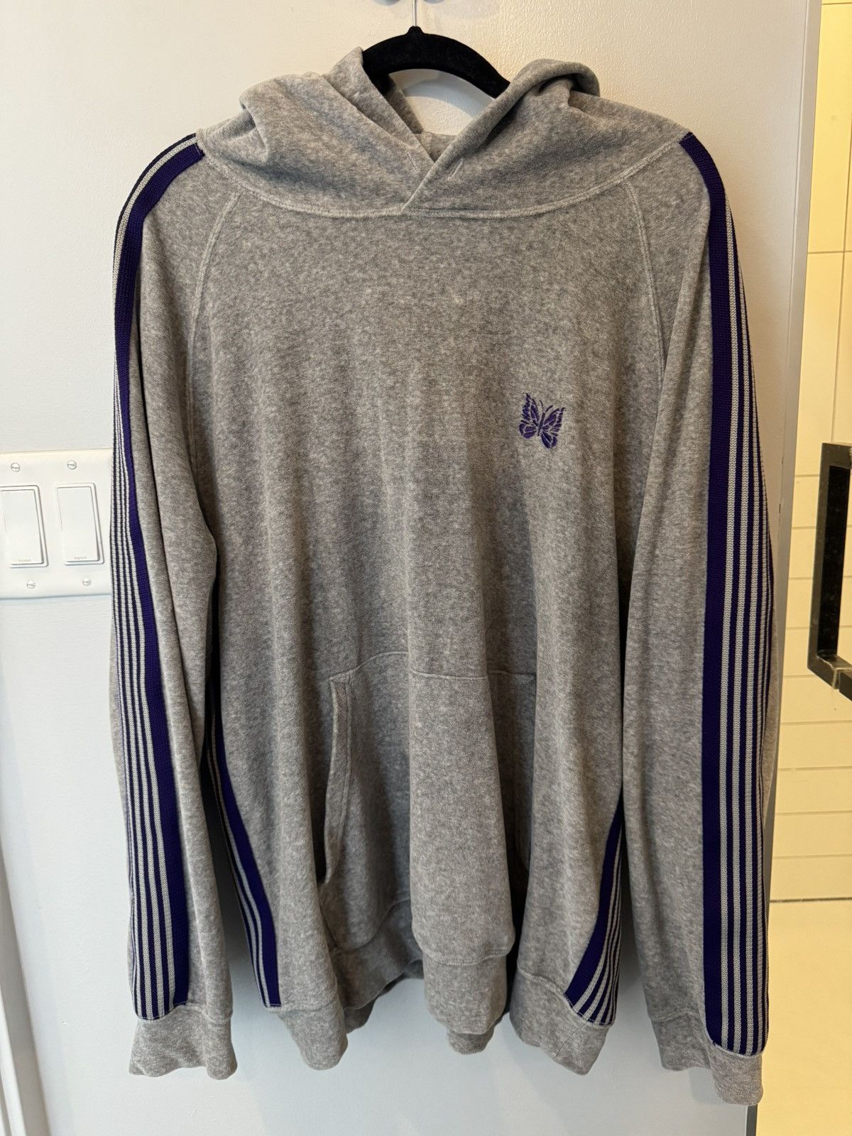 Needles Needles Velour Hoodie Size US L / EU 52-54 / 3 - 1 Thumbnail