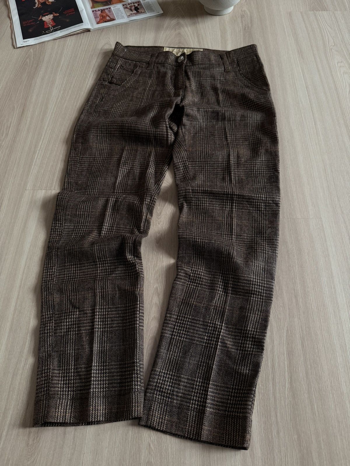 Jacob Cohen Vintage RARE Jacob Cohen Wool Pants 90s Size 27" / US 4 / IT 40 - 2 Thumbnail