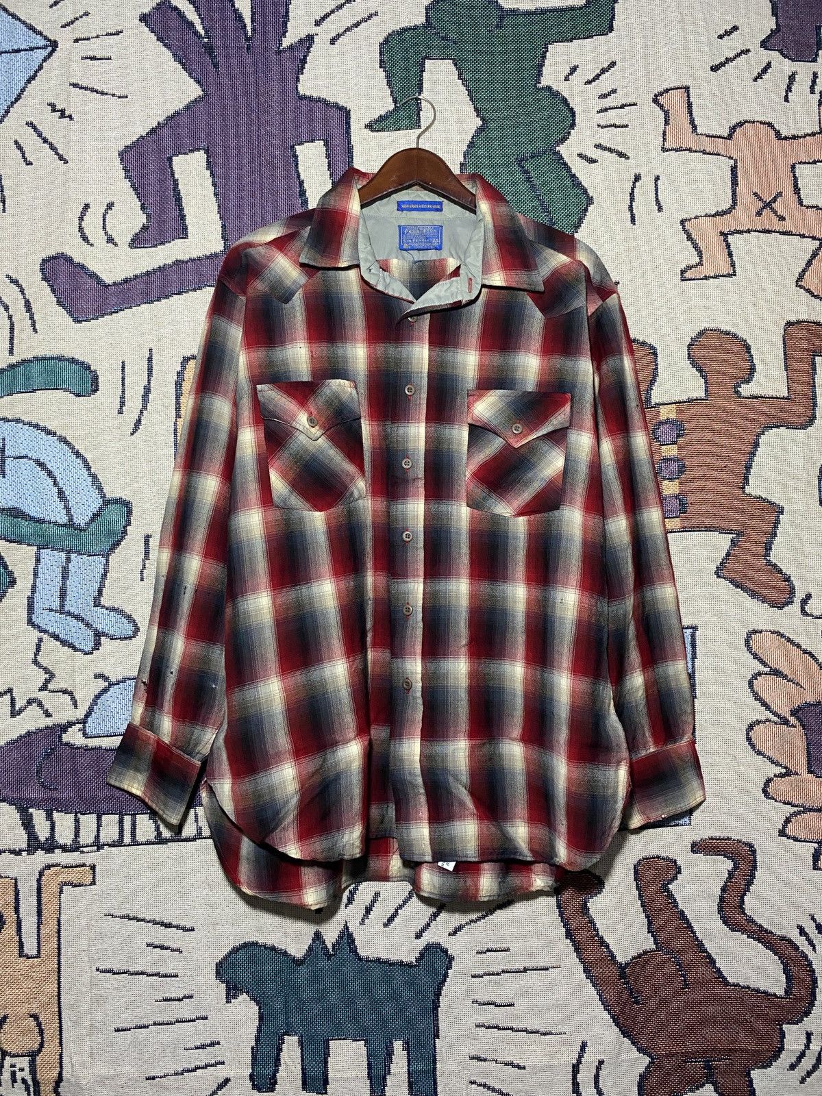 Pendleton Pendleton Vintage Veterano Rare Size US XL / EU 56 / 4 - 1 Thumbnail