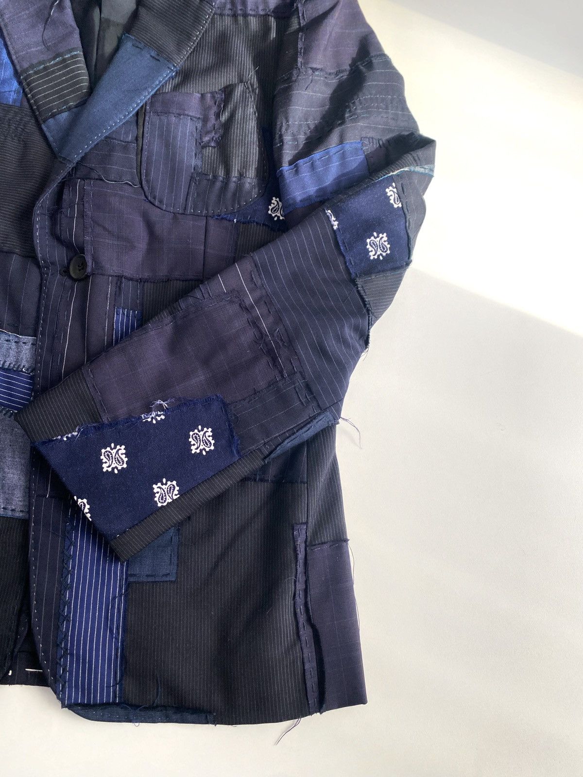 Comme des Garcons × Junya Watanabe JUNYA WATANABE 15S/S patchworks tailored jacket Size US L / EU 52-54 / 3 - 7 Thumbnail