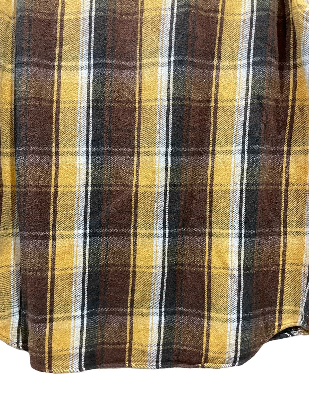 Japanese Brand Vintage Natural Travis Scott Style Tartan Plaid Flannel Size US M / EU 48-50 / 2 - 6 Thumbnail