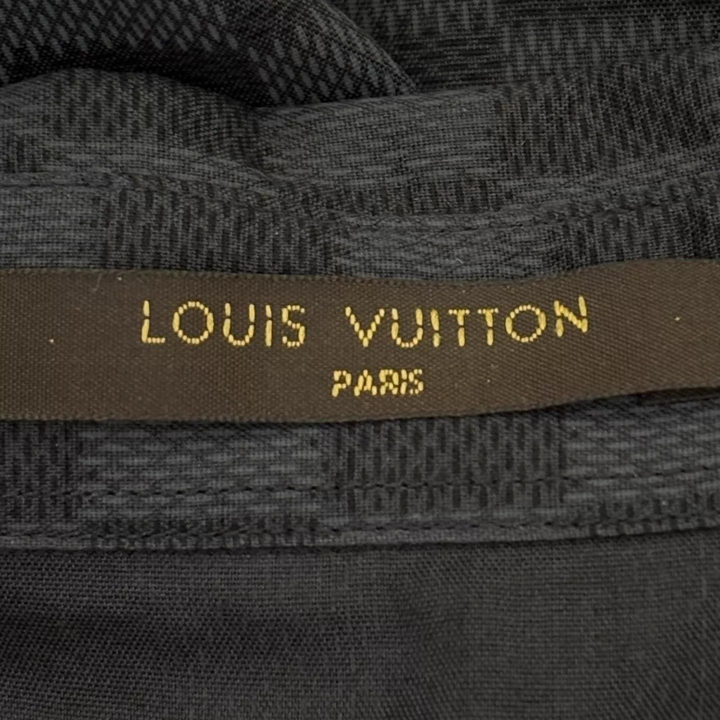 Louis Vuitton LV Black Monogram Logo Short Sleeve Shirt XXL 99 Size US XXL / EU 58 / 5 - 3 Thumbnail