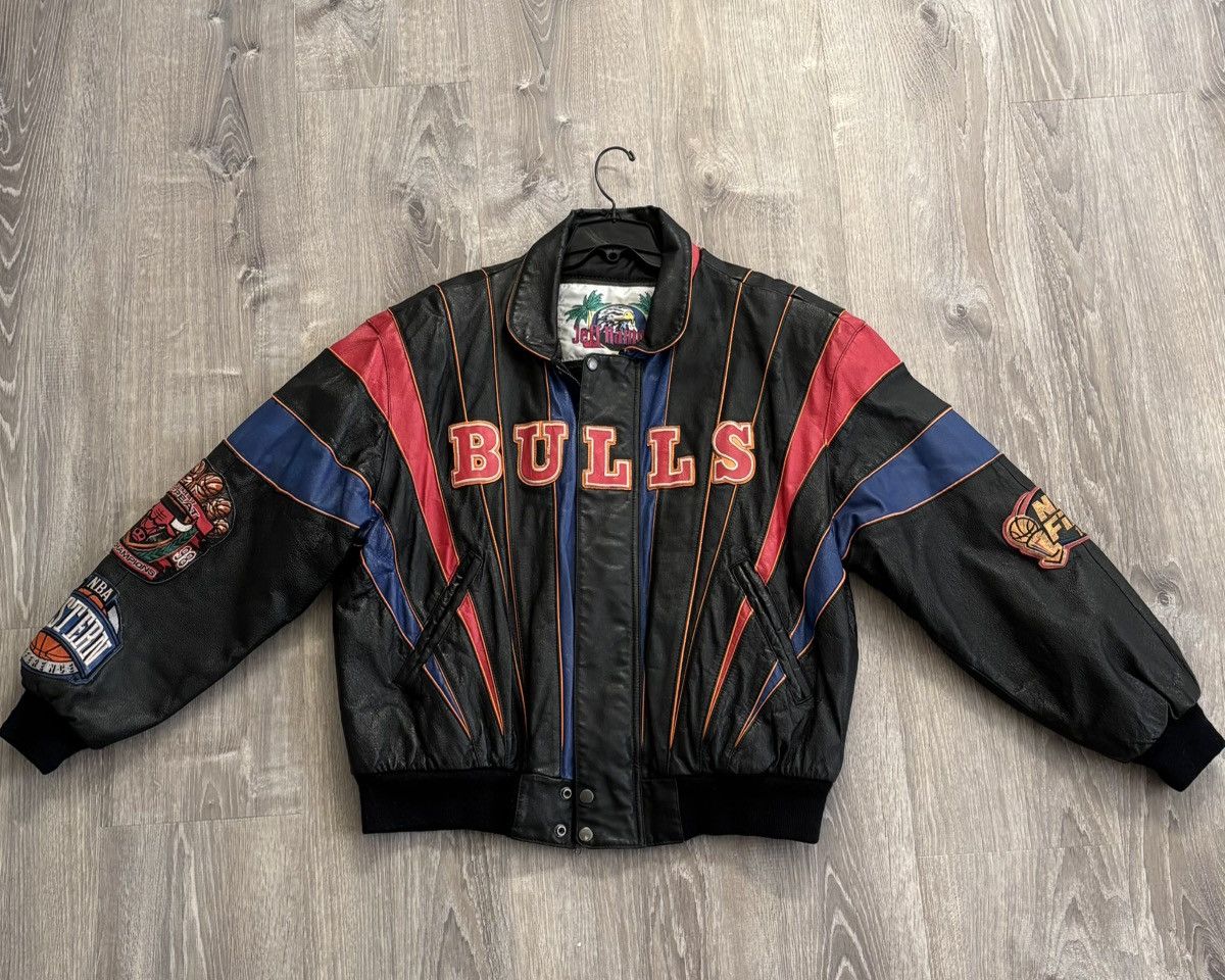 Jeff Hamilton NBAレザーボンバージャケット 激レア Jeff Hamilton NBA