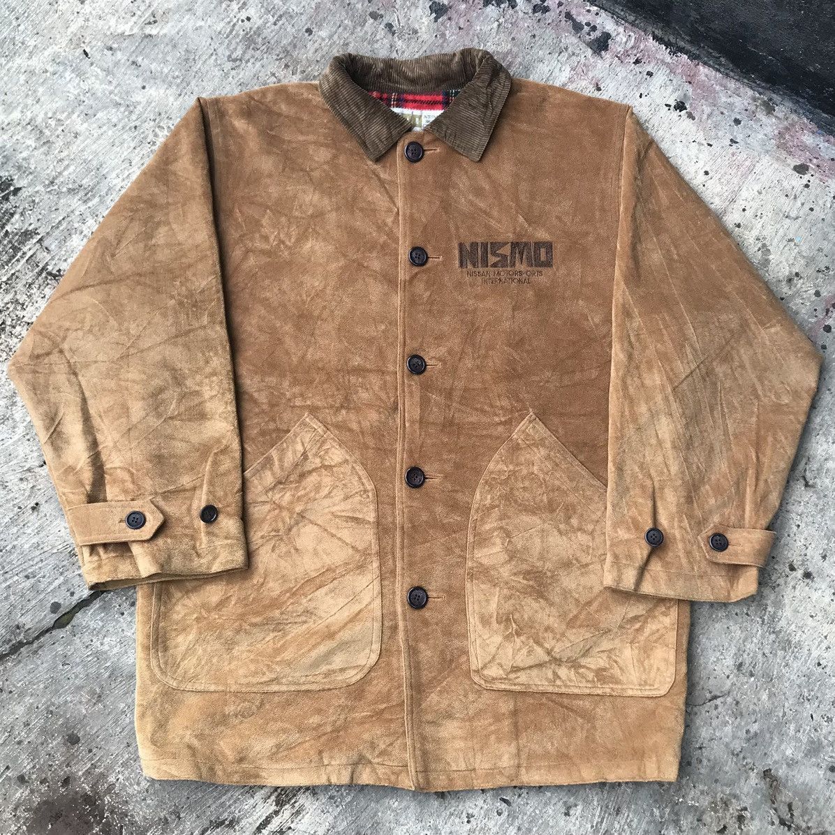 Vintage Vintage Nissan Nismo Old Logo Corduroy Tartan Coat Jacket Size US M / EU 48-50 / 2 - 21 Thumbnail