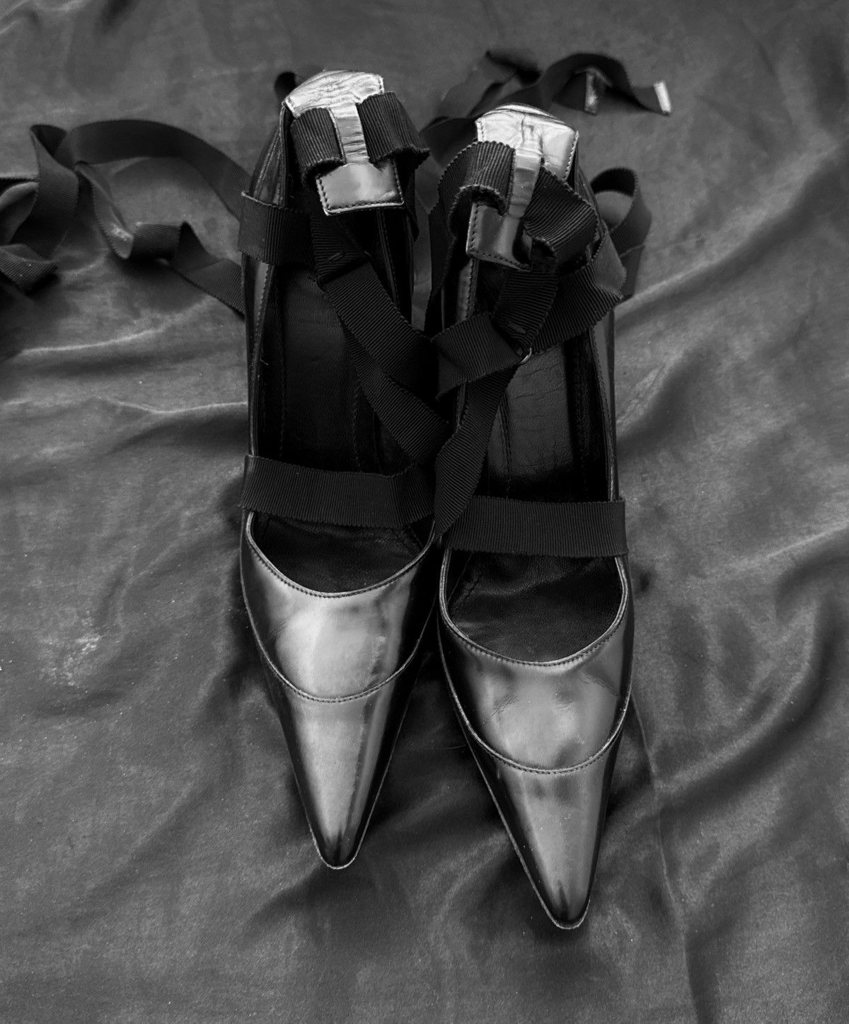 Gucci Gucci by Tom Ford 2002 Runway Lace Up High Heel Size US 8 / IT 38 - 4 Thumbnail