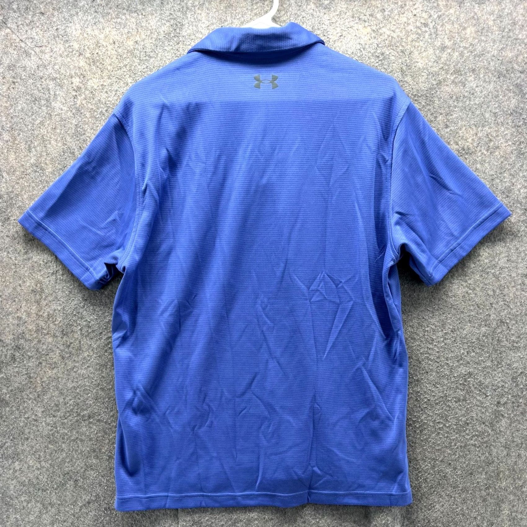 Under Armour Under Armour Polo Shirt Mens Large Blue Loose Fit Preppy Knit Golf Golfer UA Size US L / EU 52-54 / 3 - 2 Thumbnail