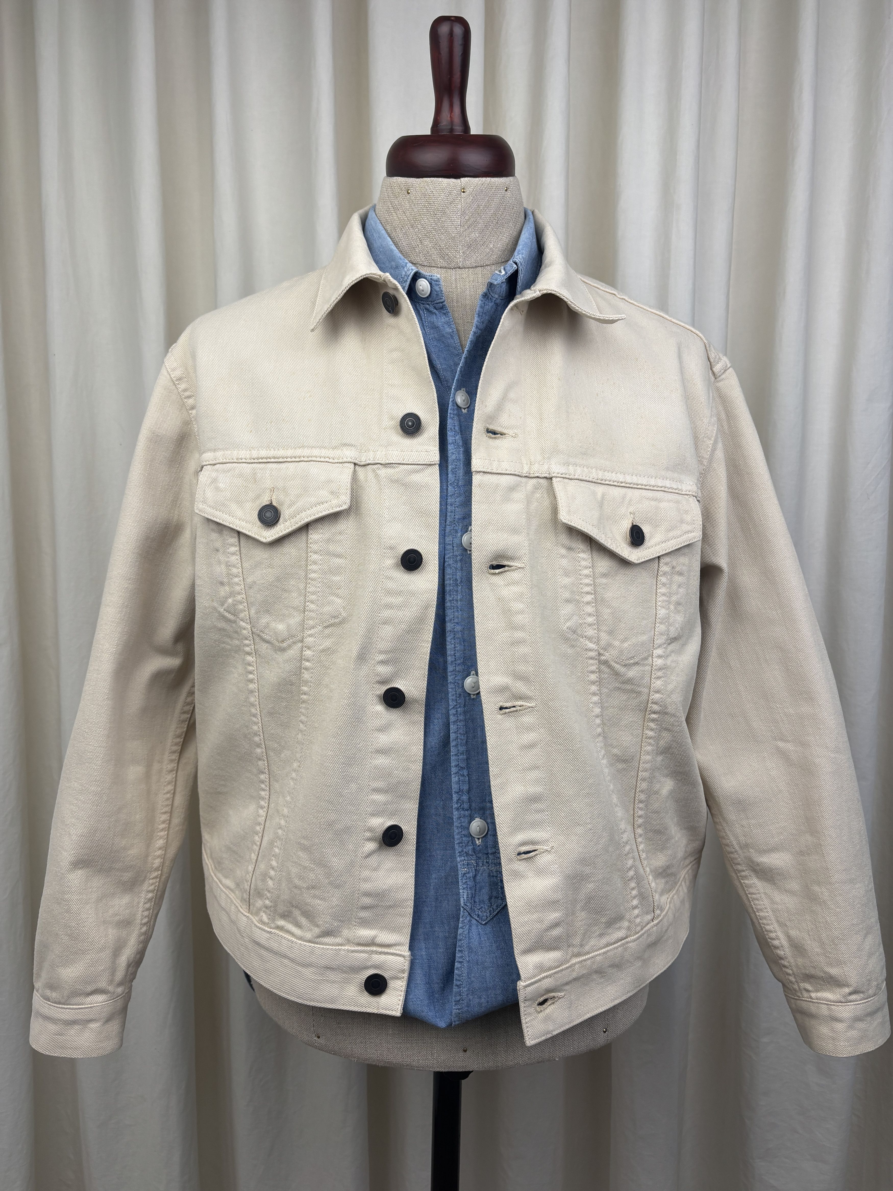 A.PRESSE A.Presse Type 3 Jacket Beige Cotton Made in Japan Size US L / EU 52-54 / 3 - 13 Thumbnail