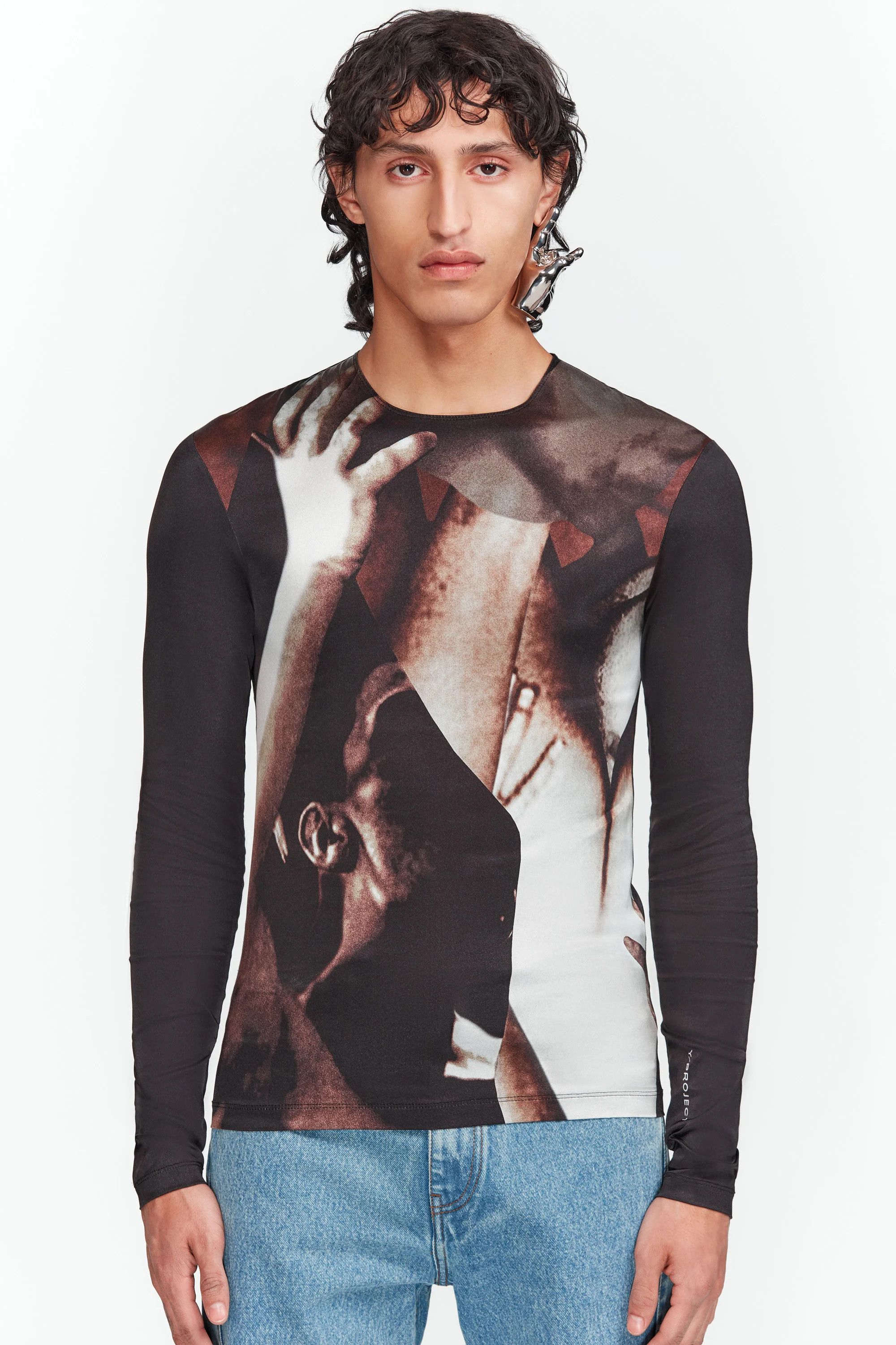Y/Project Body Collage Fitted Top Size US XL / EU 56 / 4 - 2 Thumbnail