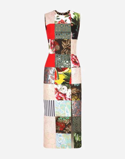 Dolce & Gabbana o1y0825 Midi Dress in Multicolor Size S / US 4 / IT 40 - 1 Thumbnail