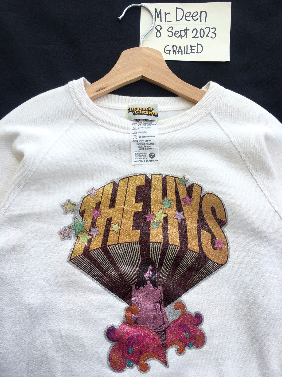 Hysteric Glamour Rare Hysteric Glamour THE HYS Spellout Sweatshirt Size US S / EU 44-46 / 1 - 1 Thumbnail