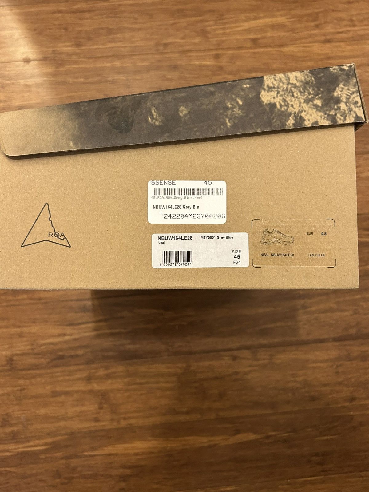 ROA ROA Neal Sneakers - Grey Blue - size 12 (45) Size US 12 / EU 45 - 7 Thumbnail