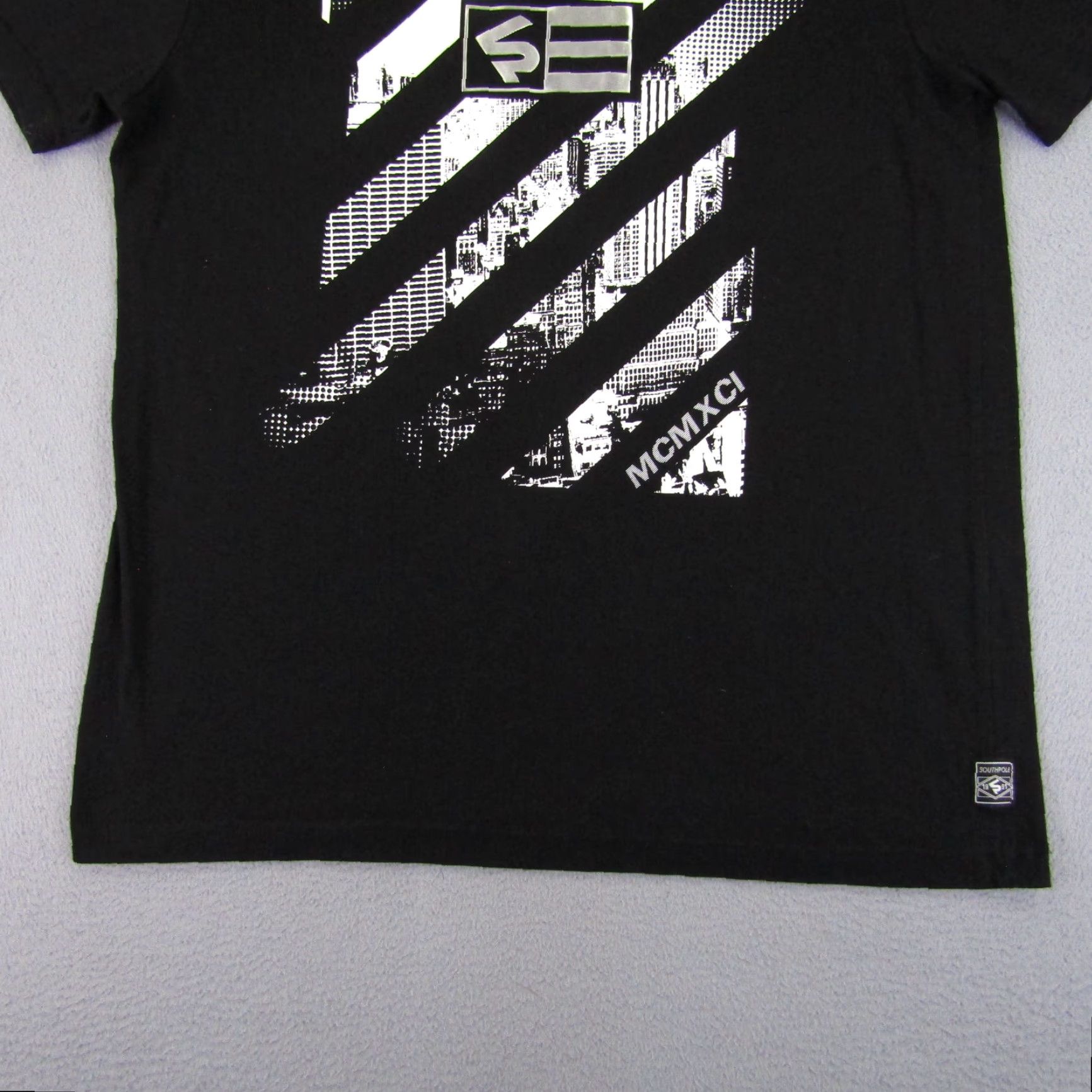 Southpole VINTAGE Southpole Shirt Mens L Black New York City Crewneck T-Shirt City Hip Hop Logo Casual Tee Y2K Mens Size US L / EU 52-54 / 3 - 6 Thumbnail