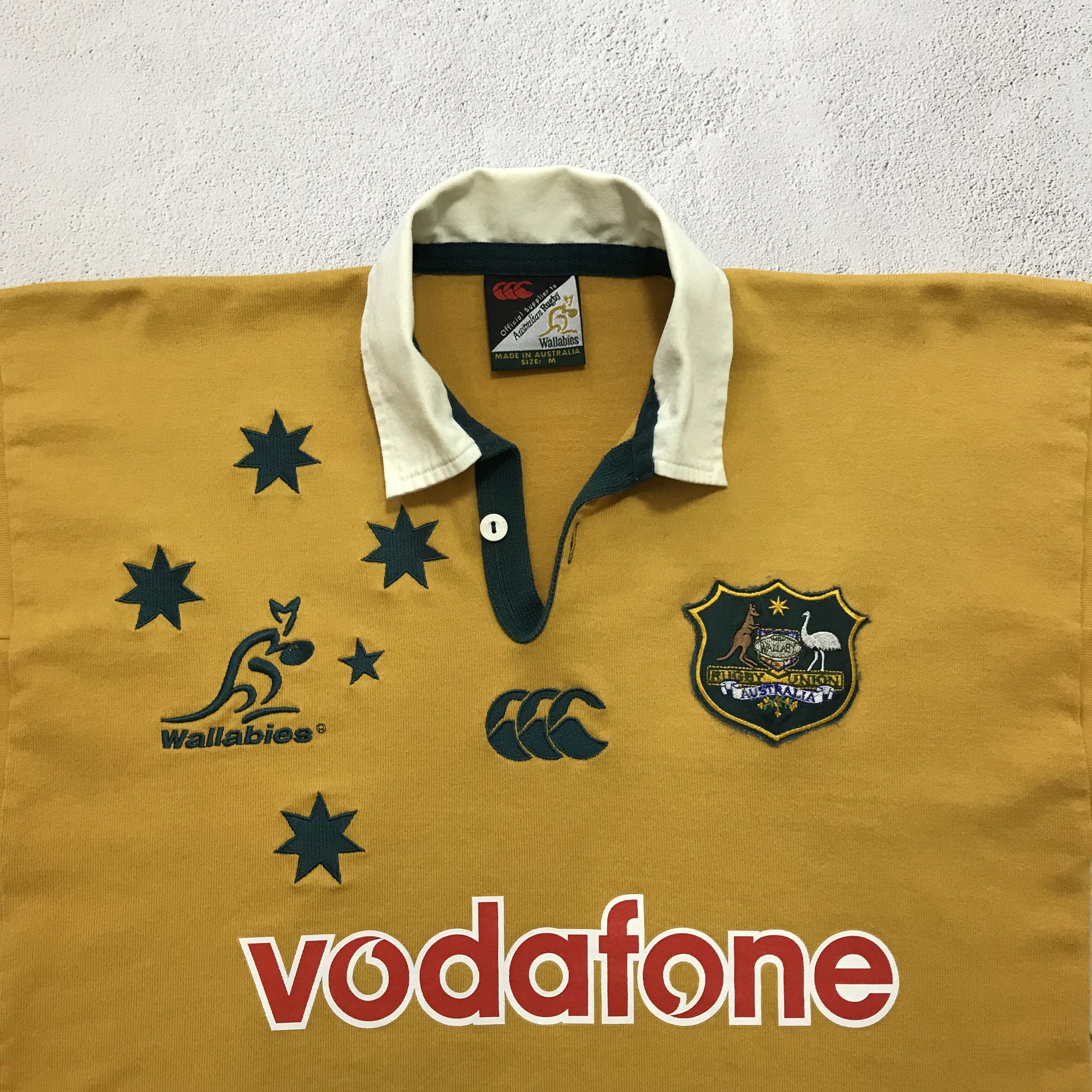 Canterbury of New Zealand Wallabies Australia Rugby 2000 Vintage Jersey Long Sleeve Size US M / EU 48-50 / 2 - 3 Thumbnail