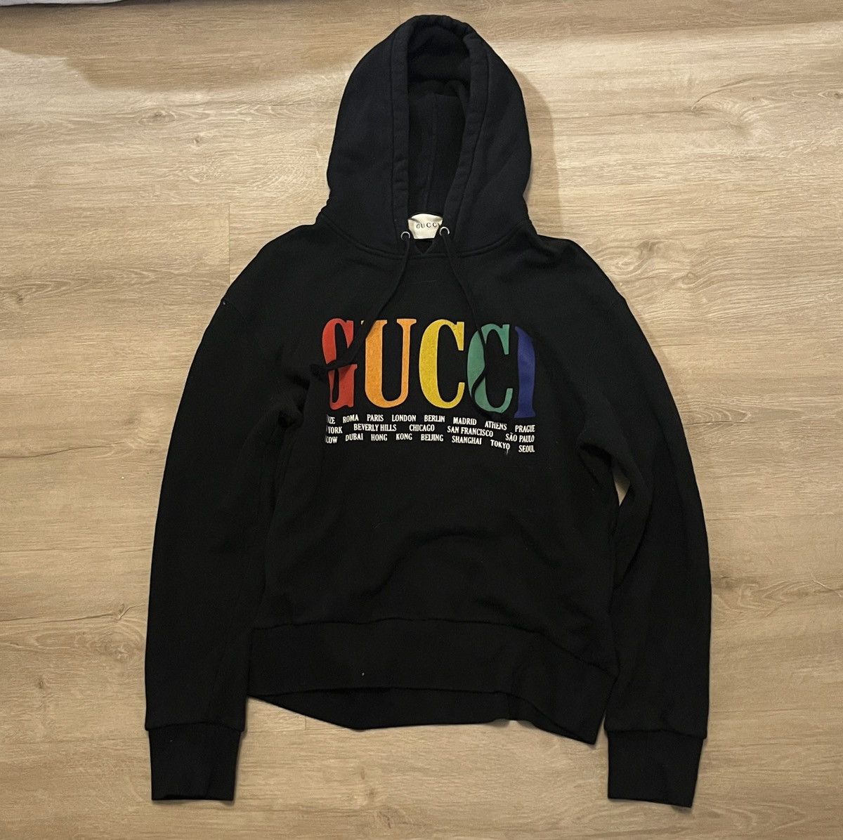 Gucci Gucci Rainbow Cities Hoodie Size US S / EU 44-46 / 1 - 1 Thumbnail