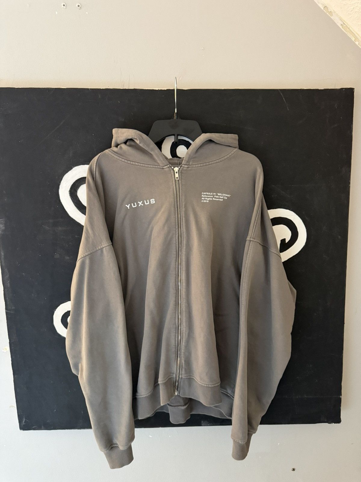 Other YUXUS Capsule “Belgrave” Zip Hoodie - taupe/grey Size US L / EU 52-54 / 3 - 1 Thumbnail
