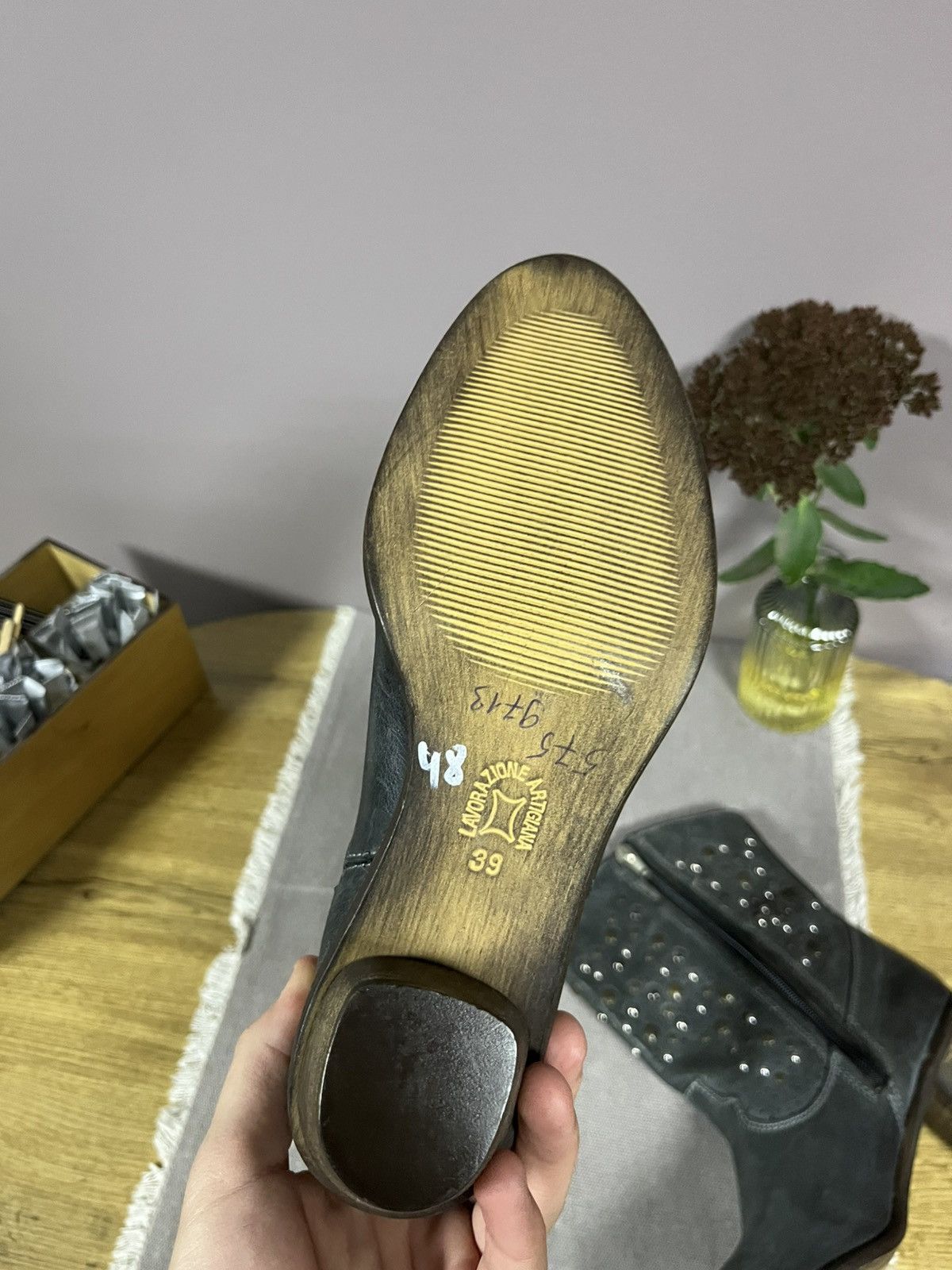 Vintage Y2K Vintage Leather Boots Rare Opium Avant Garde Rare USA Size US 9 / IT 39 - 5 Thumbnail