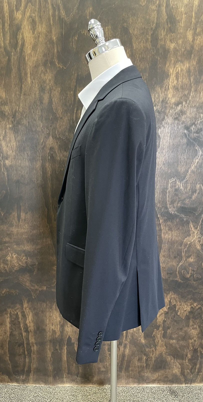 John Varvatos Midnight Navy Wool Blazer Size 44R - 3 Thumbnail