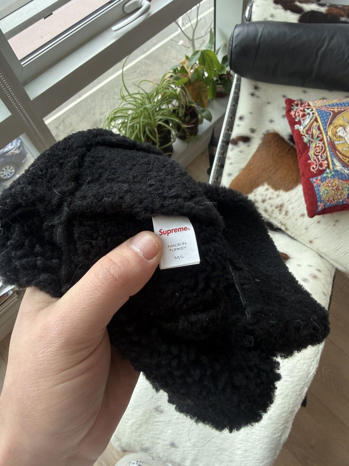 Supreme Supreme Shearling Lined Earflap Cap Size ONE SIZE - 6 Thumbnail