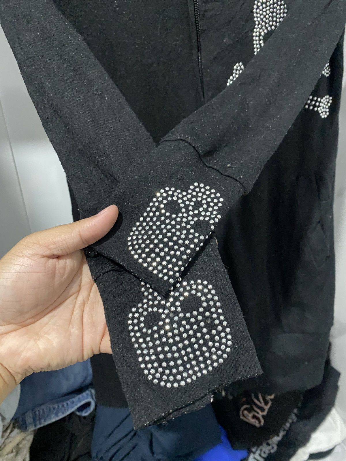 Le Grande Bleu (L.G.B.) Japanese skull glitter ifsixwasnine bodyshape zipper stylef Size M / US 6-8 / IT 42-44 - 4 Thumbnail