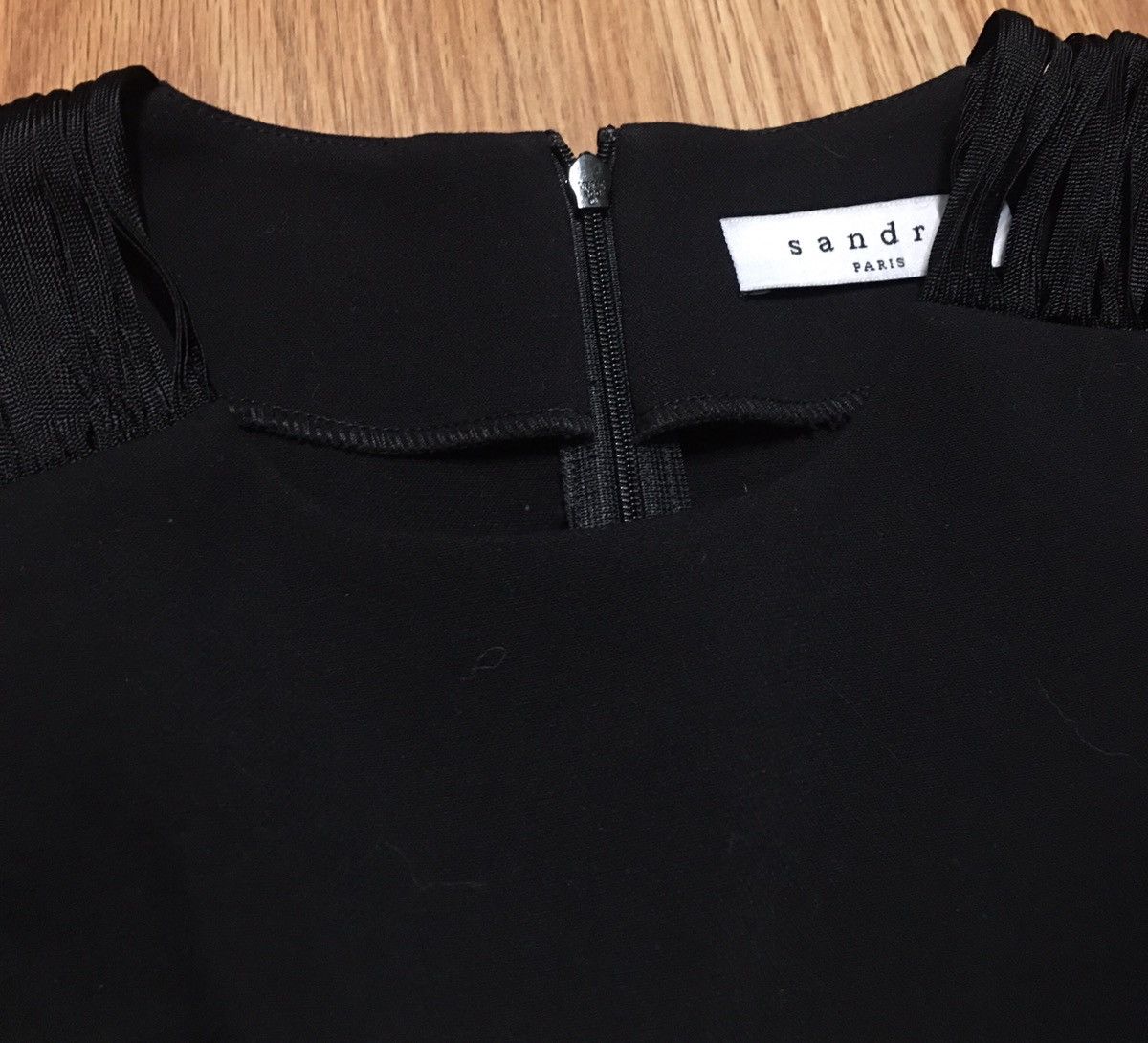 Sandro Sandro Paris Black Designer Dress Size 1 Size S / US 4 / IT 40 - 7 Thumbnail