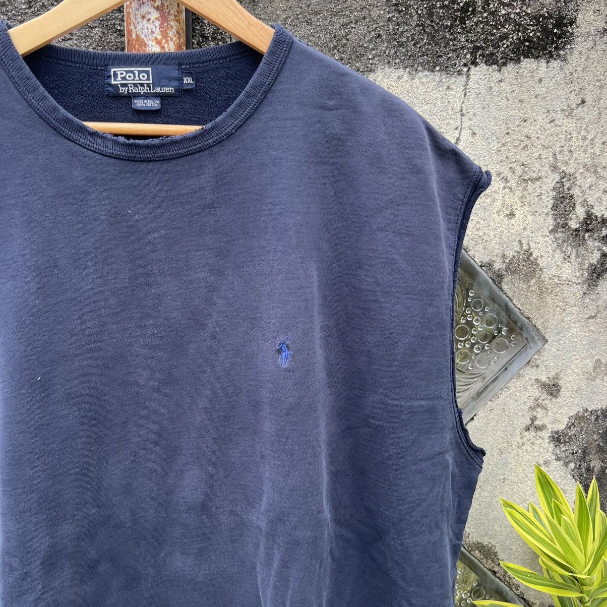 Polo Ralph Lauren “POLO RALPH LAUREN” DISTRESS SLEEVELESS Size US XXL / EU 58 / 5 - 6 Thumbnail