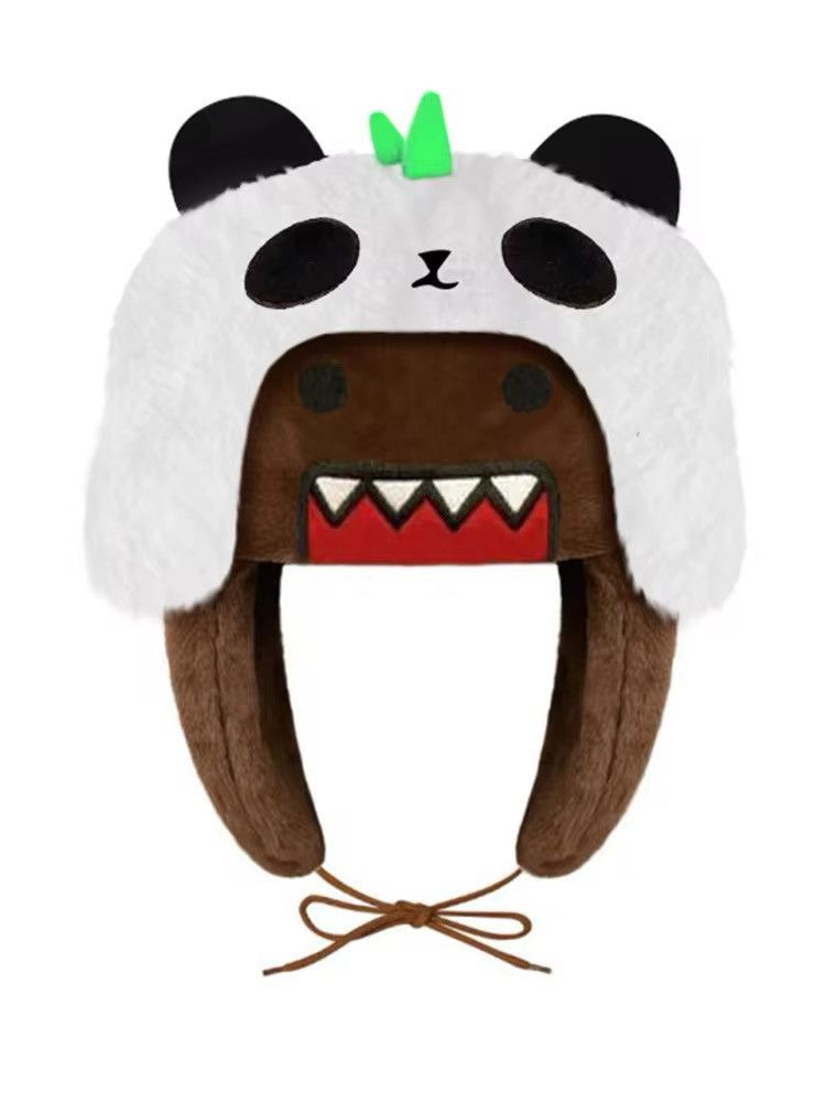 Handmade × Japanese Brand Avant Garde Domo Kun Winter Warm Plush Hat Size ONE SIZE - 1 Thumbnail
