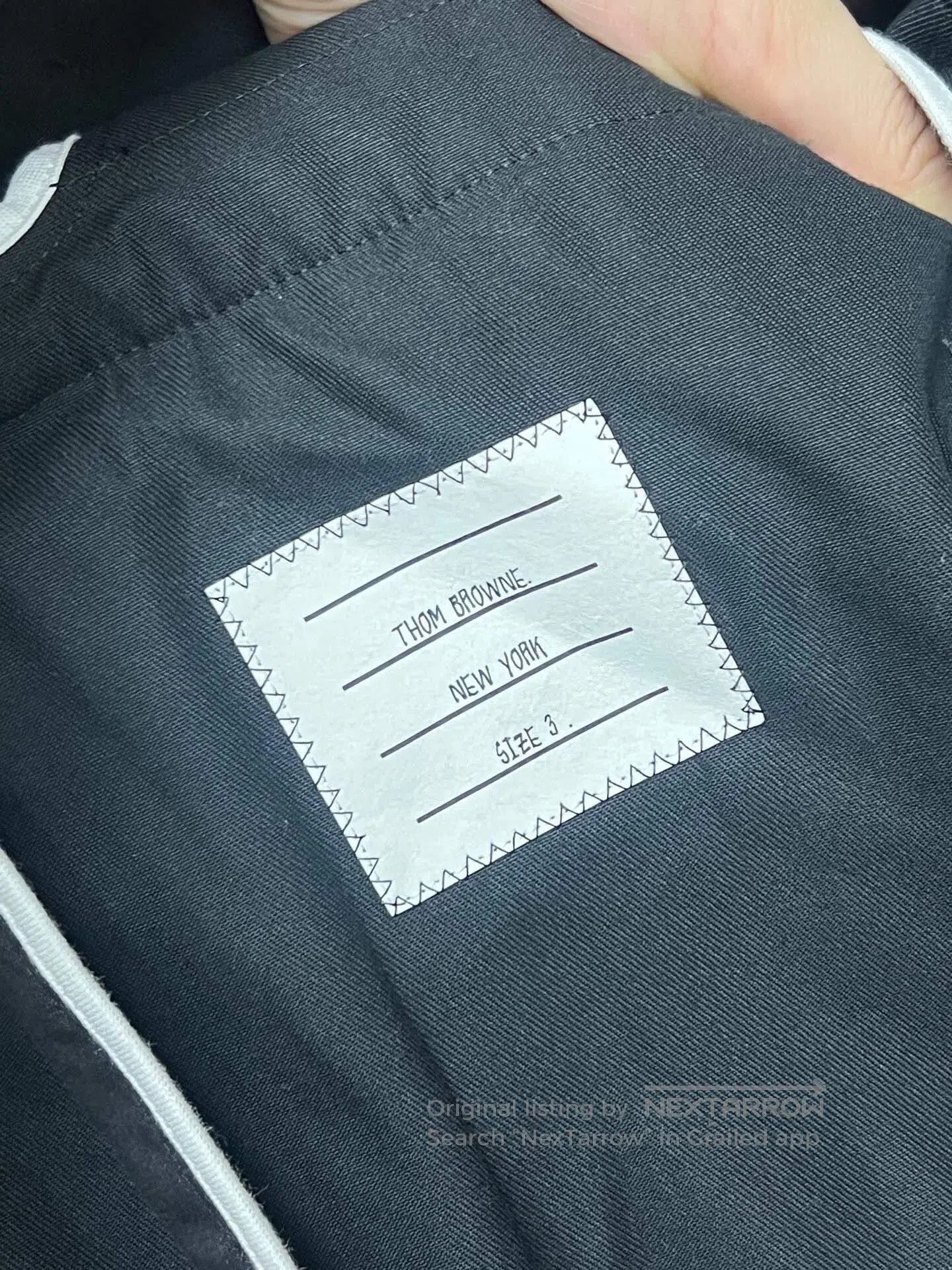 Thom Browne Thom Browne Charcoal Black Double Sleeve Patch Suit Jacket Size L / US 10 / IT 46 - 3 Thumbnail