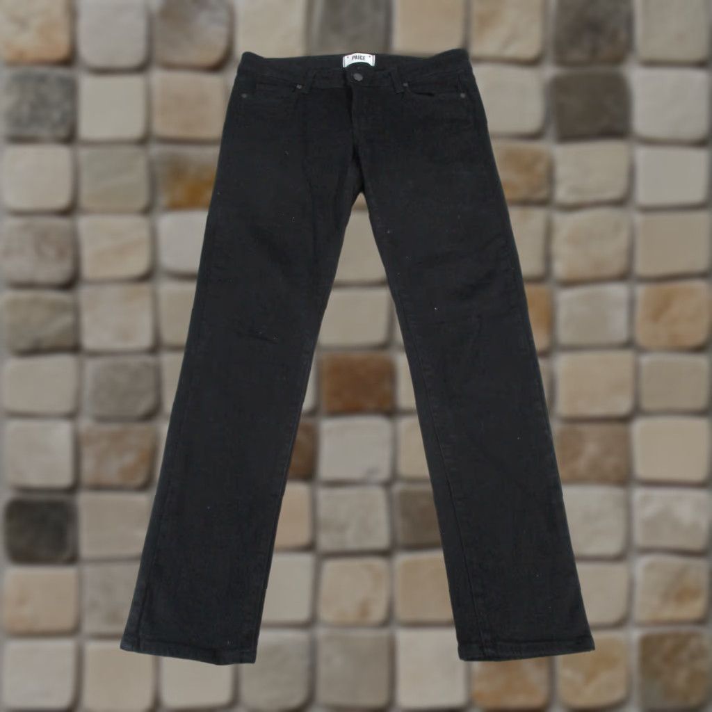 Paige PAIGE Women's Skinny Jeans 29 Skyline Ankle Peg Black Denim Charcoal Wash Size 29" - 1 Thumbnail