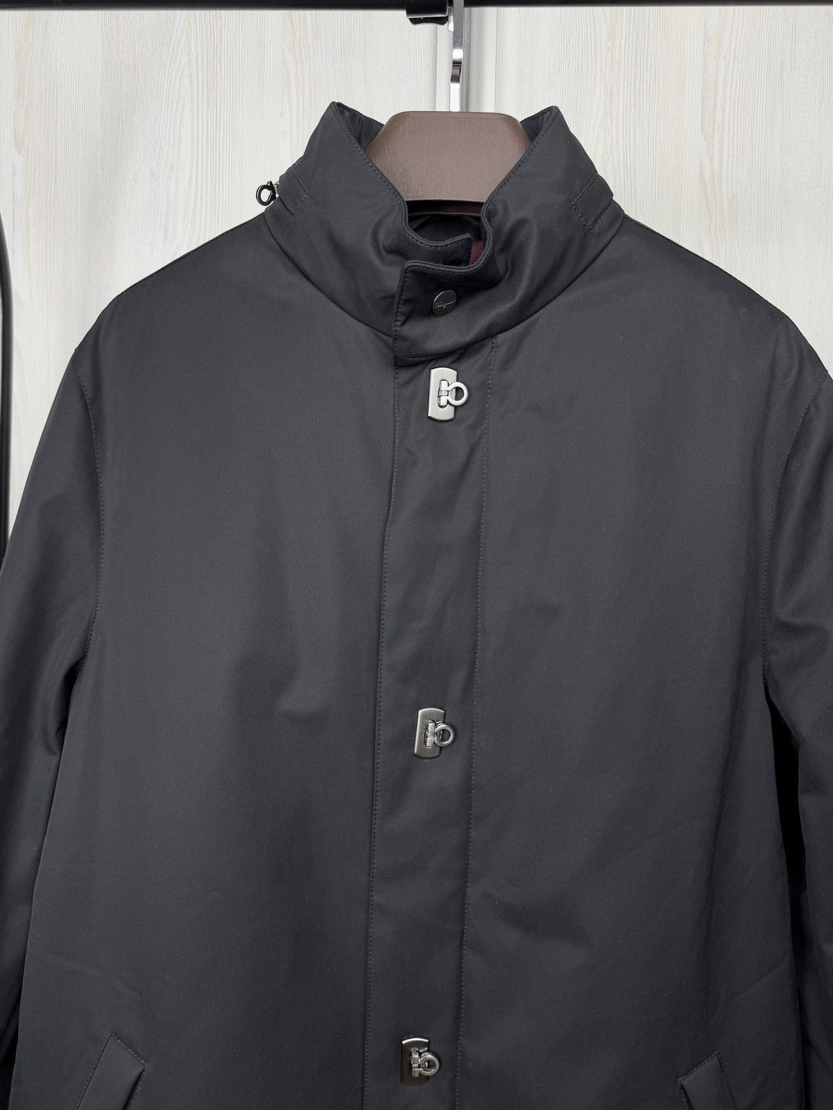 Salvatore Ferragamo Salvatore Ferragamo Winterproof Coat Cotton Filled Hooded 48 Size US M / EU 48-50 / 2 - 3 Thumbnail