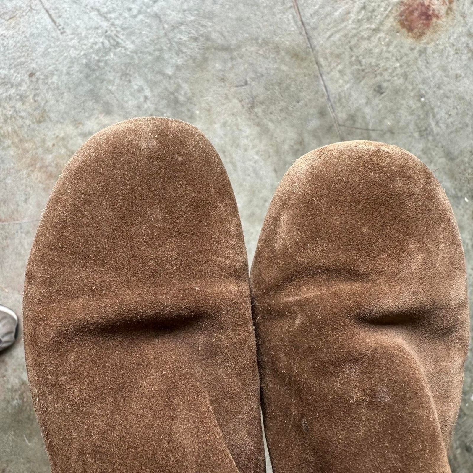 Other Western Suede Knee High Brown Leather Boots Size US 9 / IT 39 - 4 Thumbnail