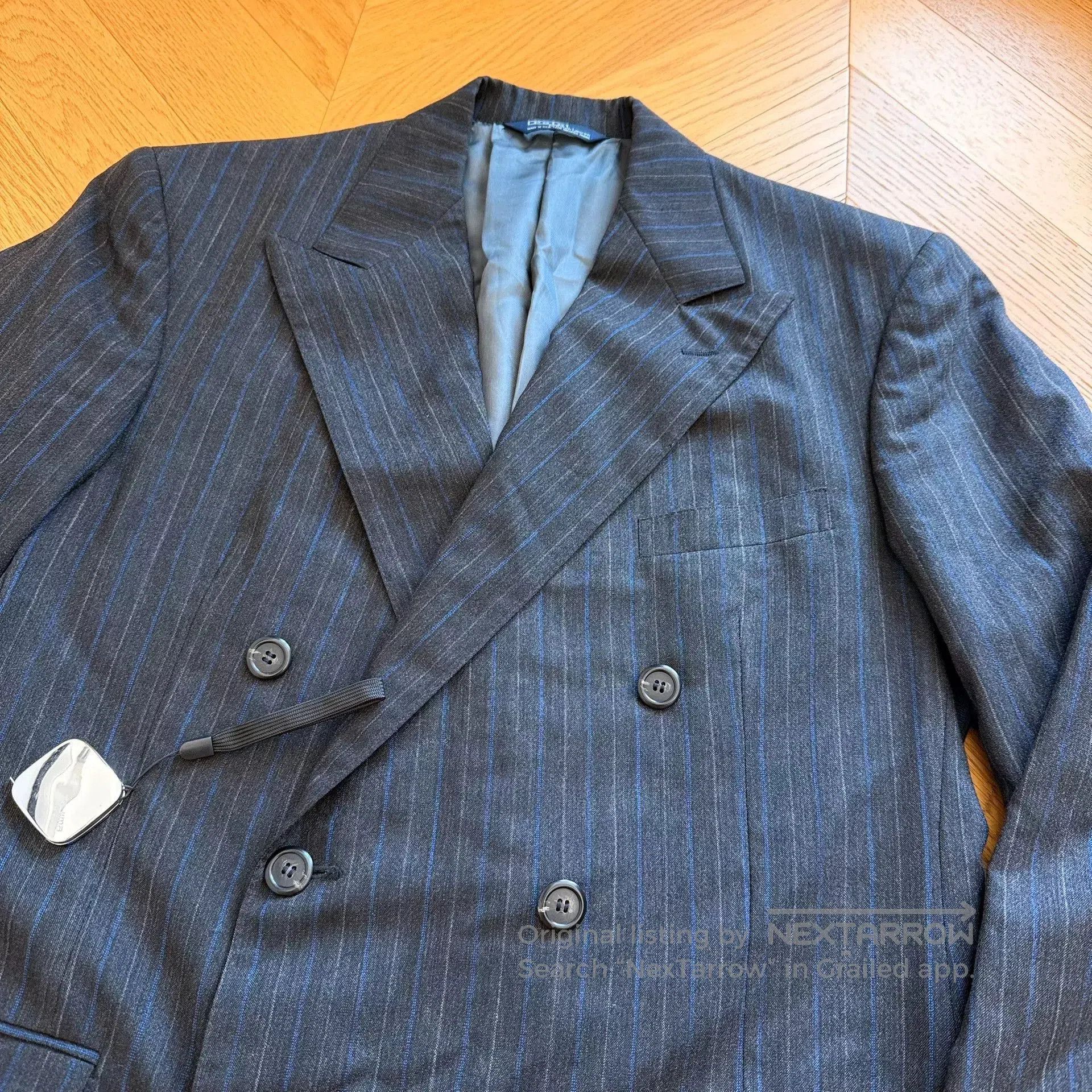RLX Ralph Lauren Vintage Wool Striped Blazer Jacket. Size US L / EU 52-54 / 3 - 2 Thumbnail