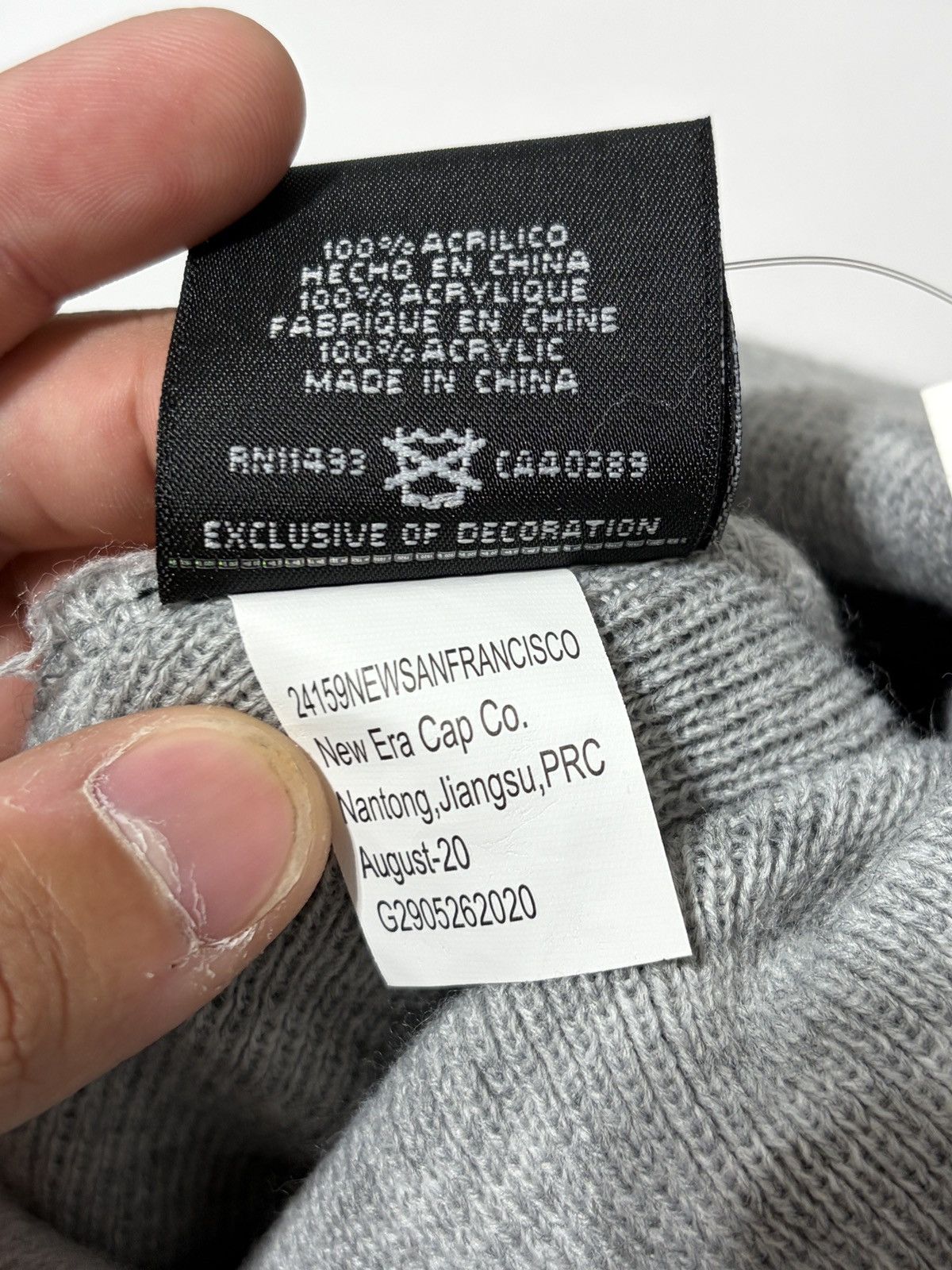 Supreme Supreme New Era Cross Box Logo Beanie FW20 Size ONE SIZE - 6 Thumbnail