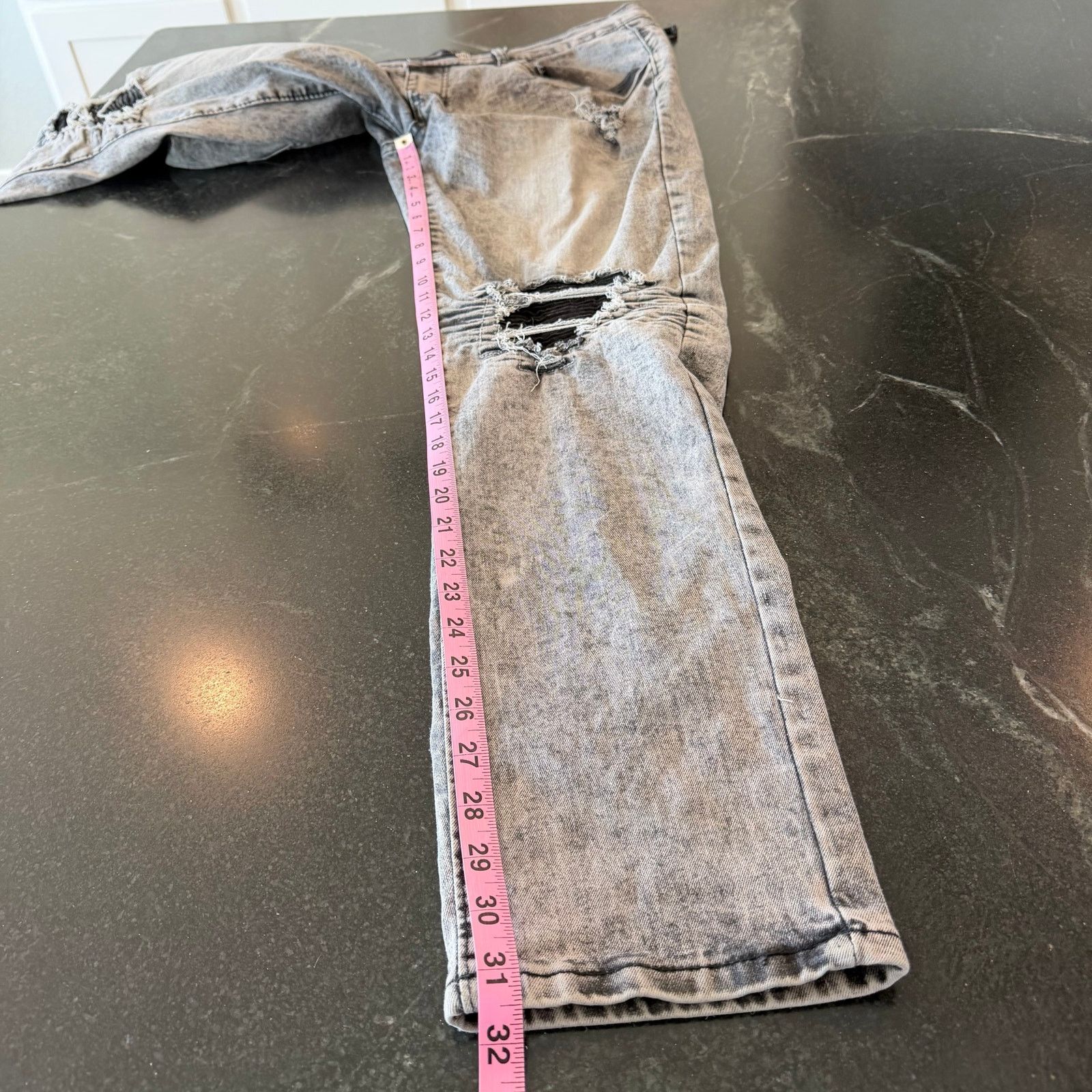 Other Blue Cult Distressed Gray blue Denim Size 36 Size US 36 / EU 52 - 13 Thumbnail