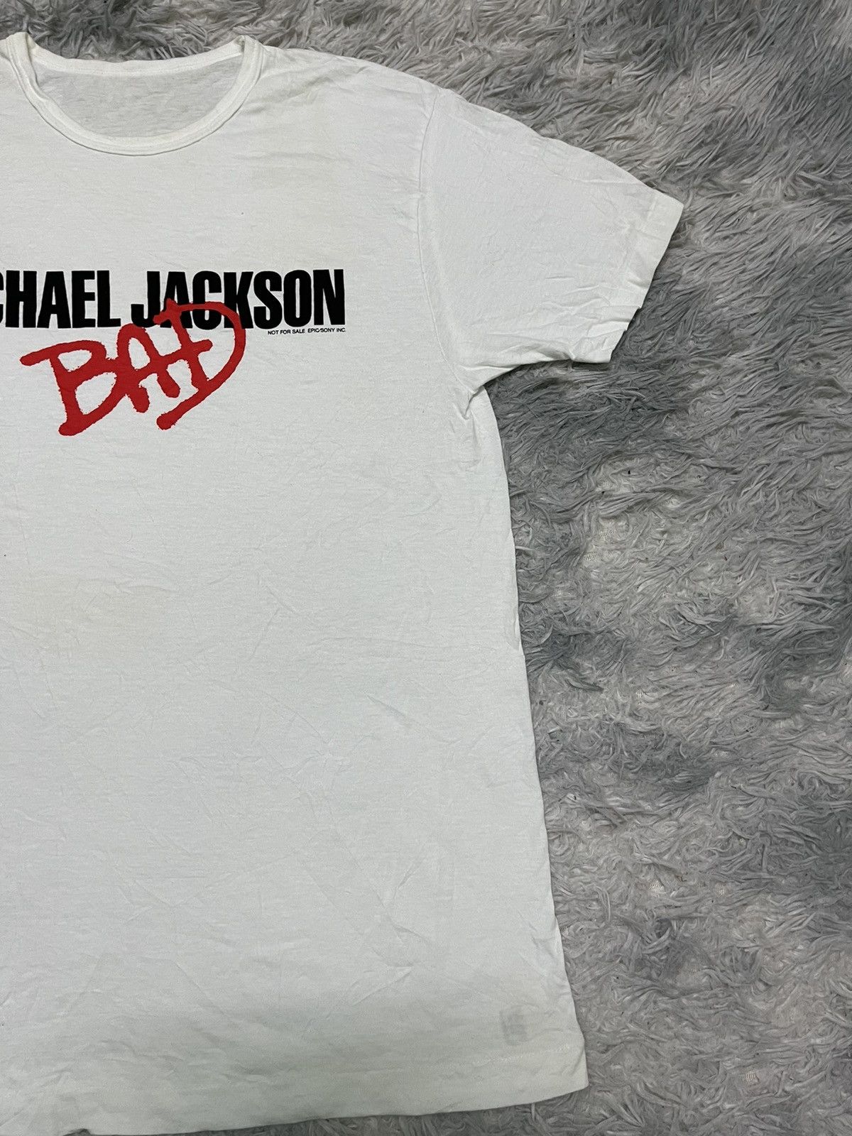 Michael Jackson 90s KING POP MICHEAL JACKSON NOT FOR SALES T SHIRT Size US S / EU 44-46 / 1 - 4 Thumbnail