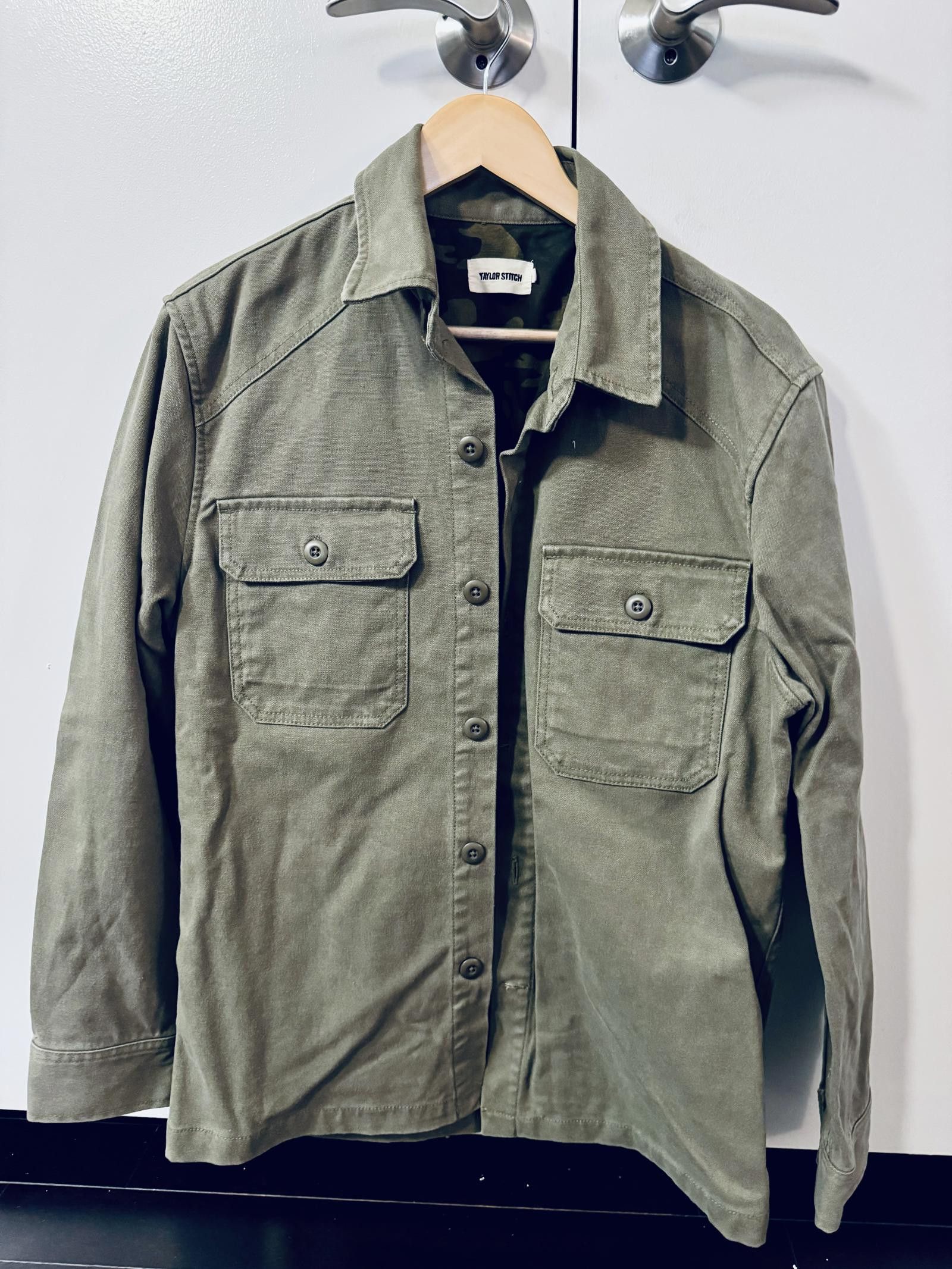 Designer The Lined Shop Shirt in Stone Boss Duck Size US L / EU 52-54 / 3 - 1 Thumbnail