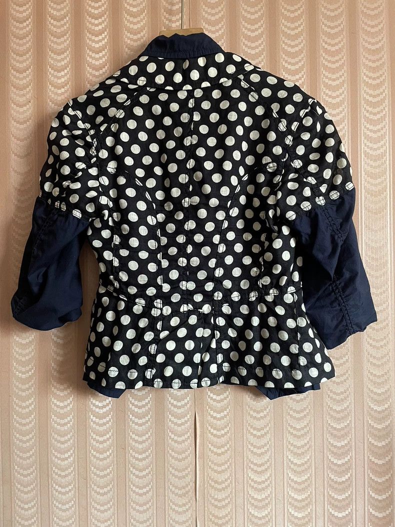 Comme des Garcons Comme Des Garcons Women's linen polka-dot irregularly pane Size S / US 4 / IT 40 - 4 Thumbnail