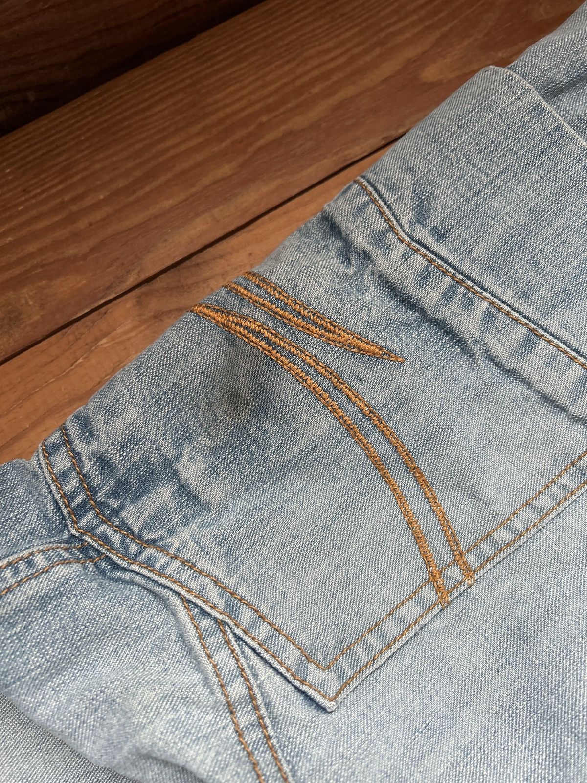 Phat Farm × Vintage Vintage 90s Phat Farm Baggy Hip Hop Side Pocket Blue Jeans Size US 40 / EU 56 - 3 Thumbnail